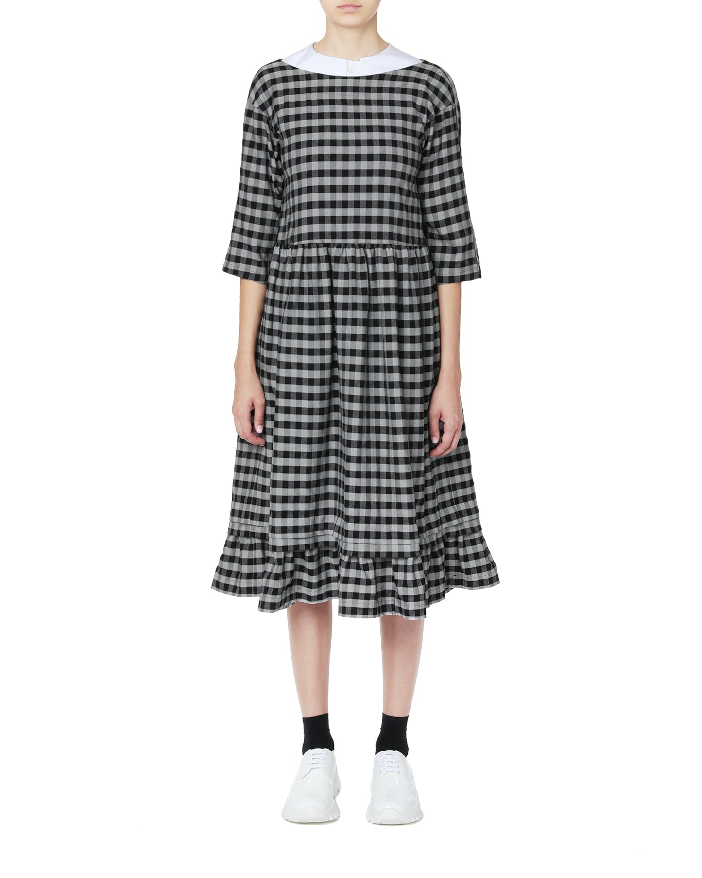 TRICOT CDG Checkered dress