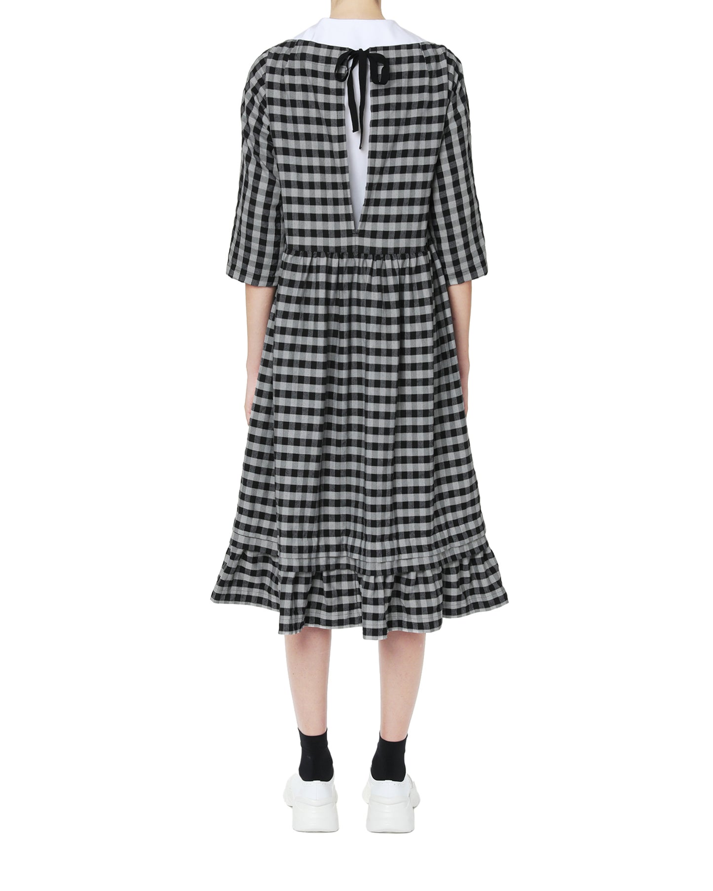 TRICOT CDG Checkered dress