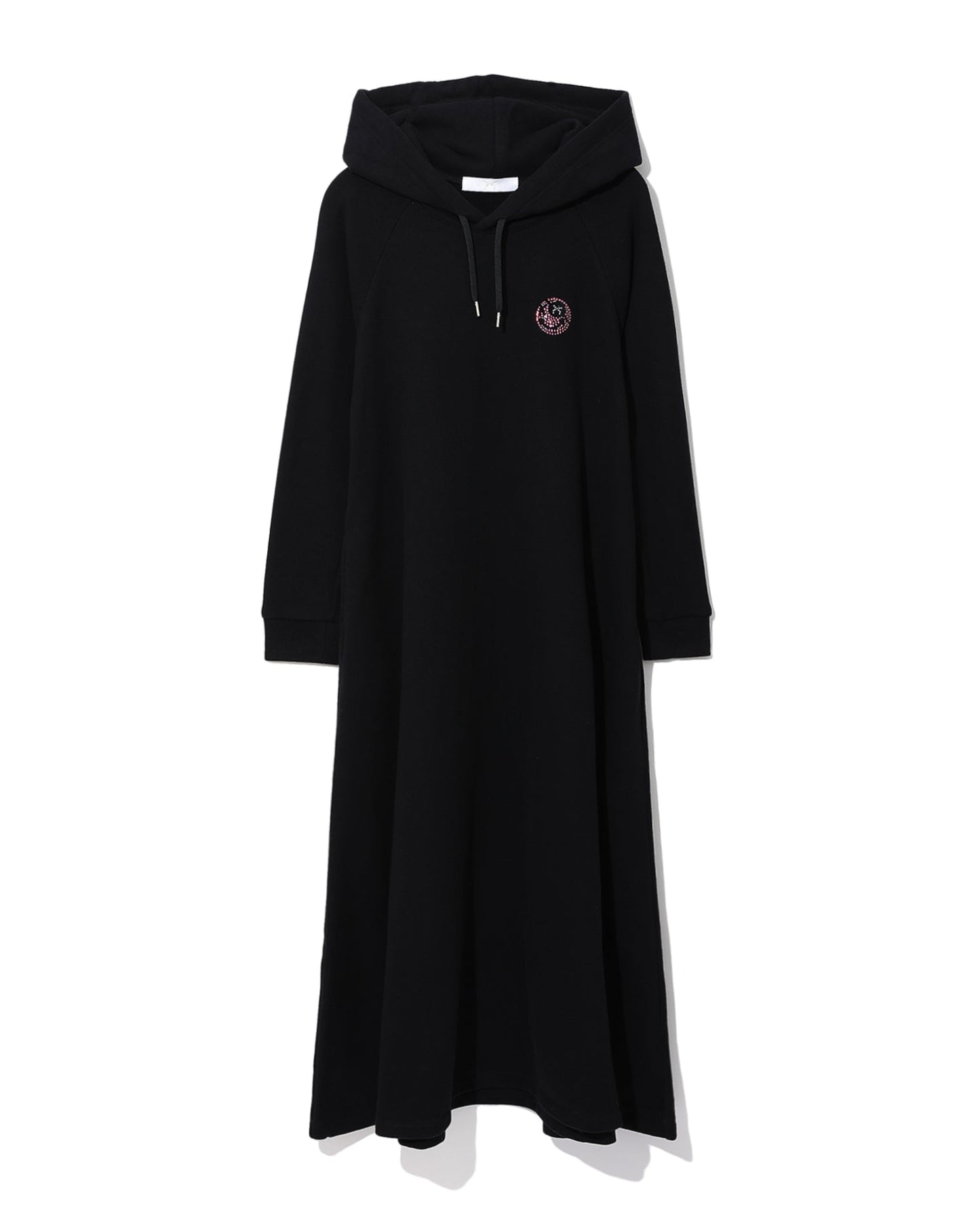 ROARGUNS Strass-embellished logo hooded dress