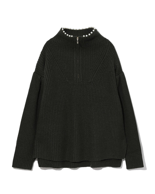 MUVEIL Half-zip sweater