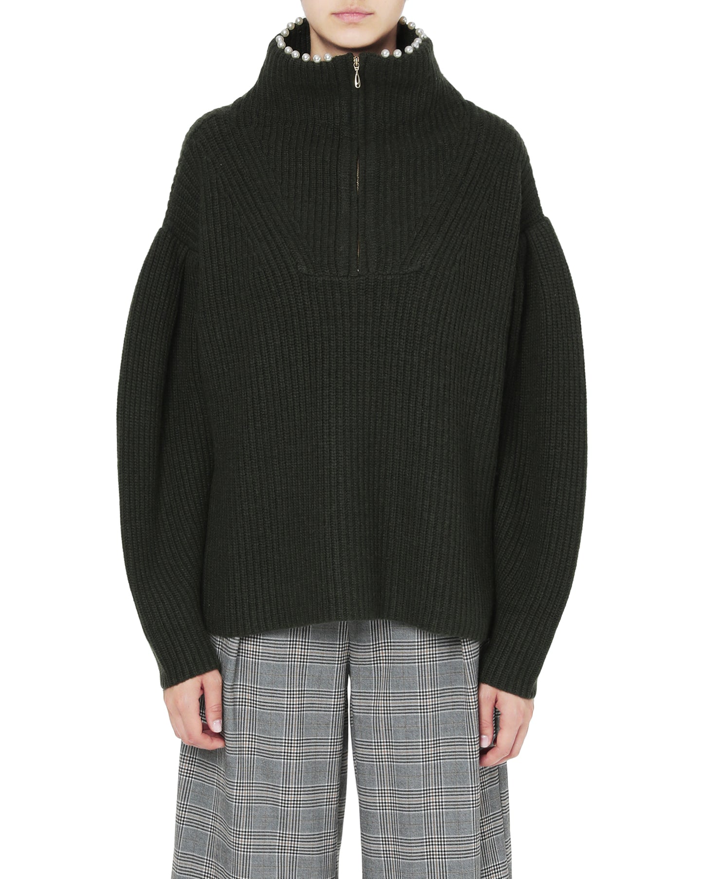 MUVEIL Half-zip sweater