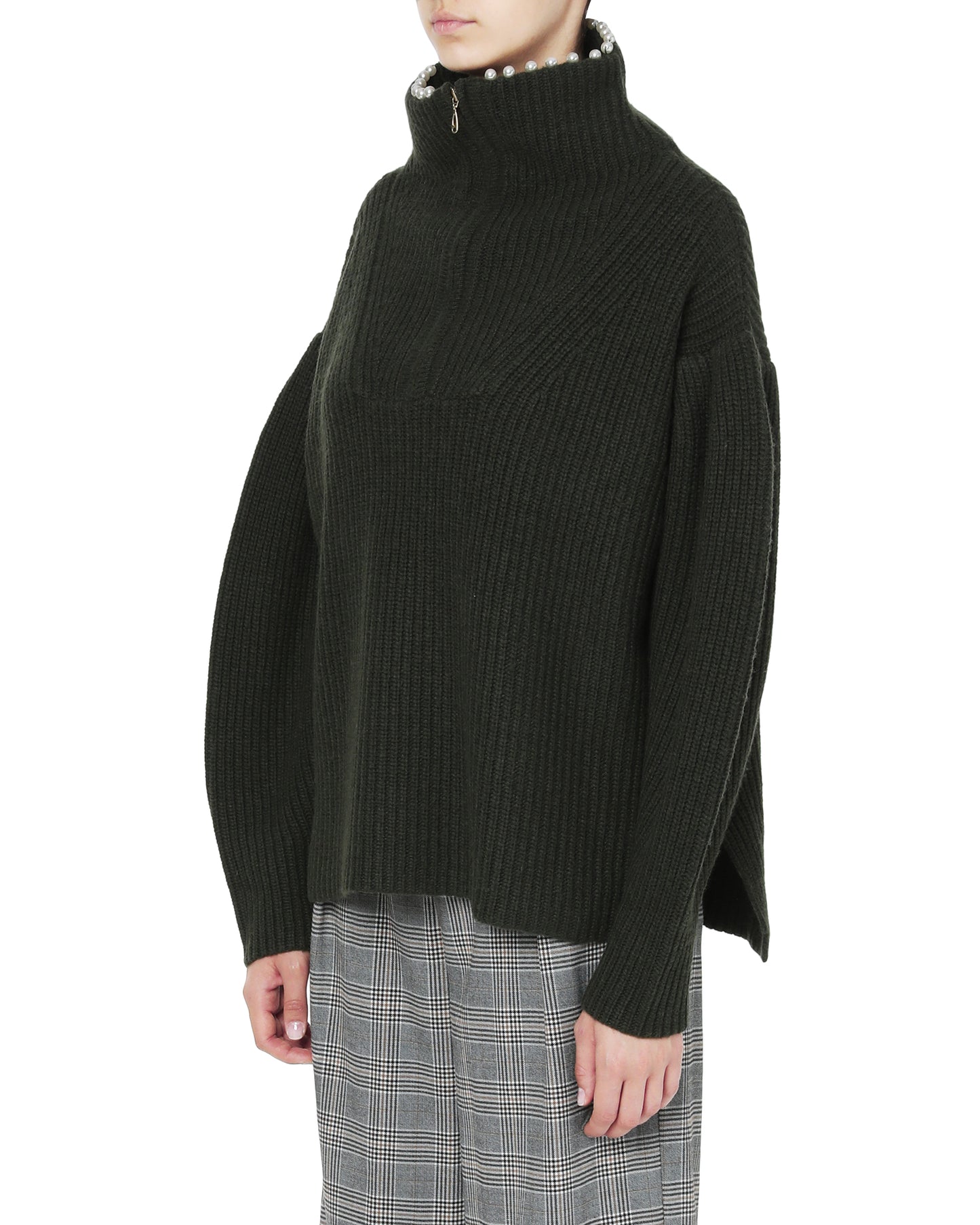 MUVEIL Half-zip sweater