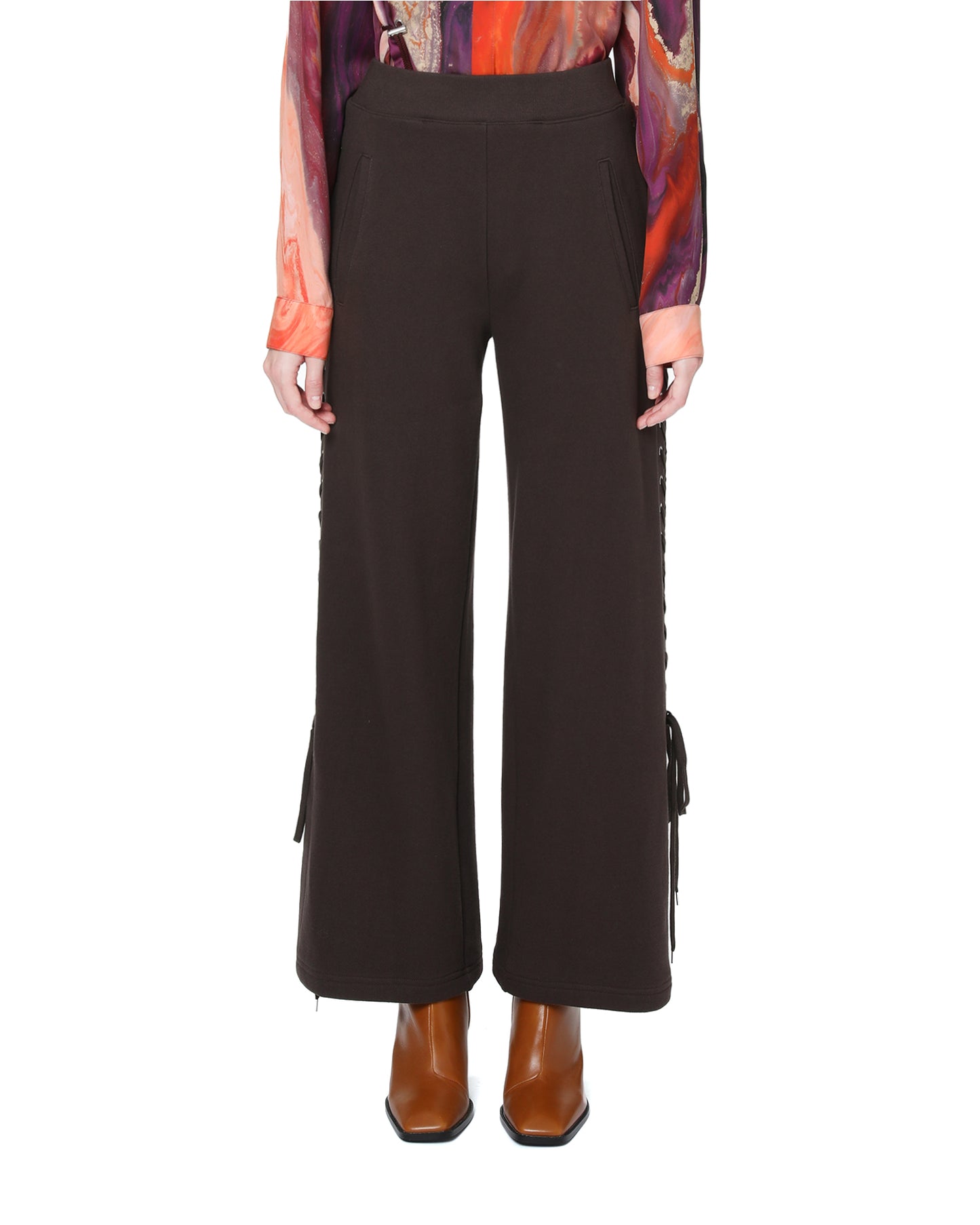 G.V.G.V. High-rise lace-up pants