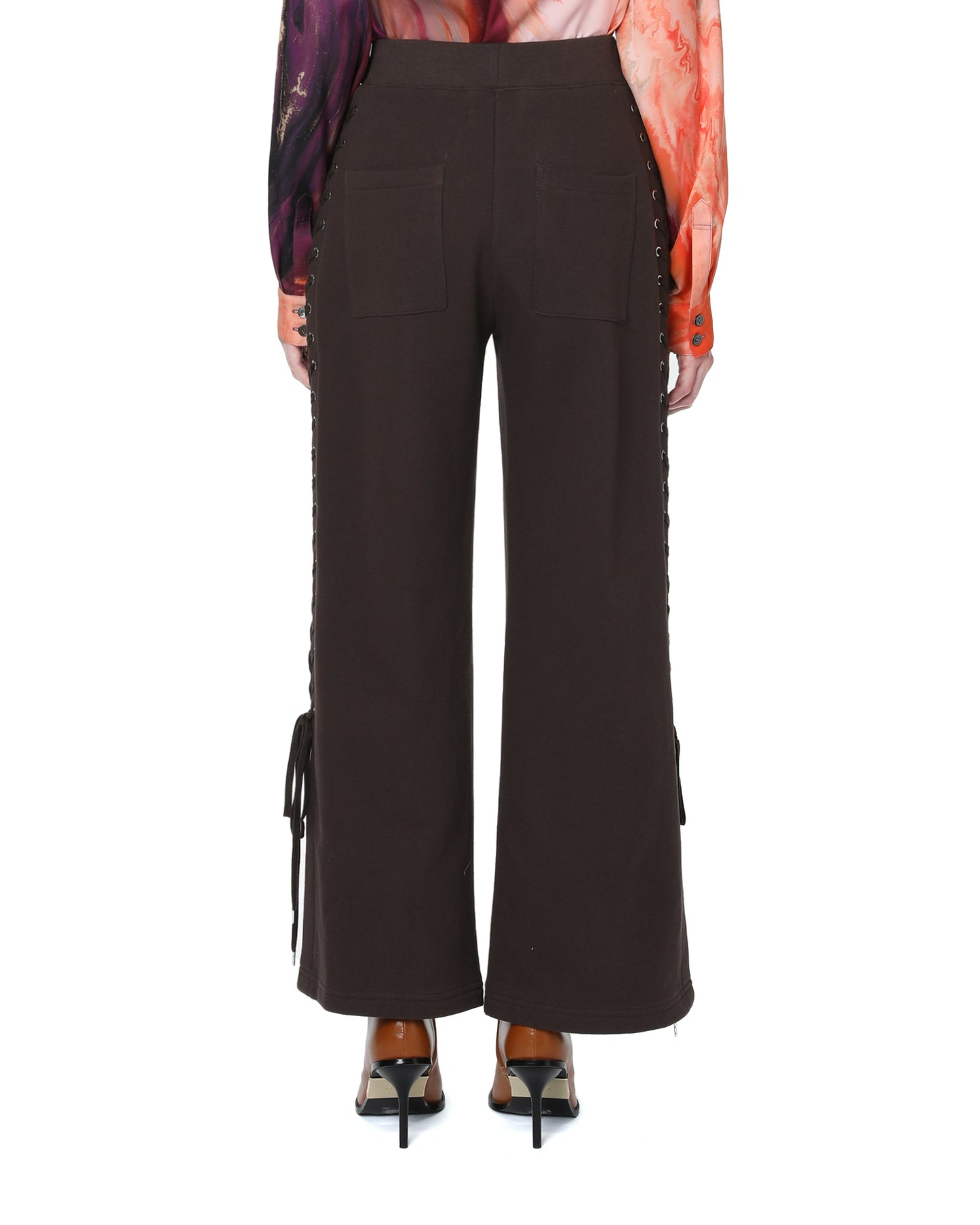 G.V.G.V. High-rise lace-up pants