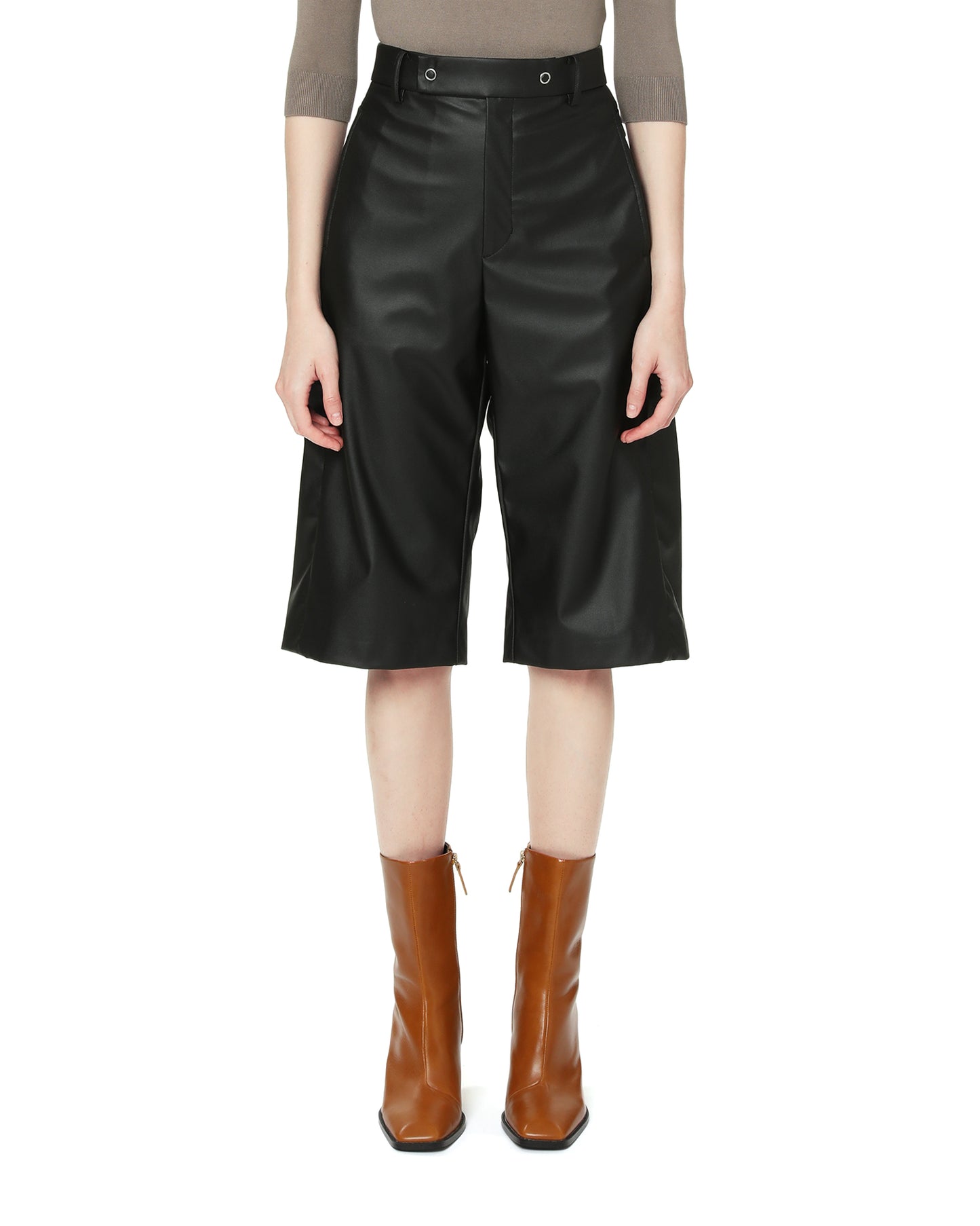 G.V.G.V. Faux leather shorts