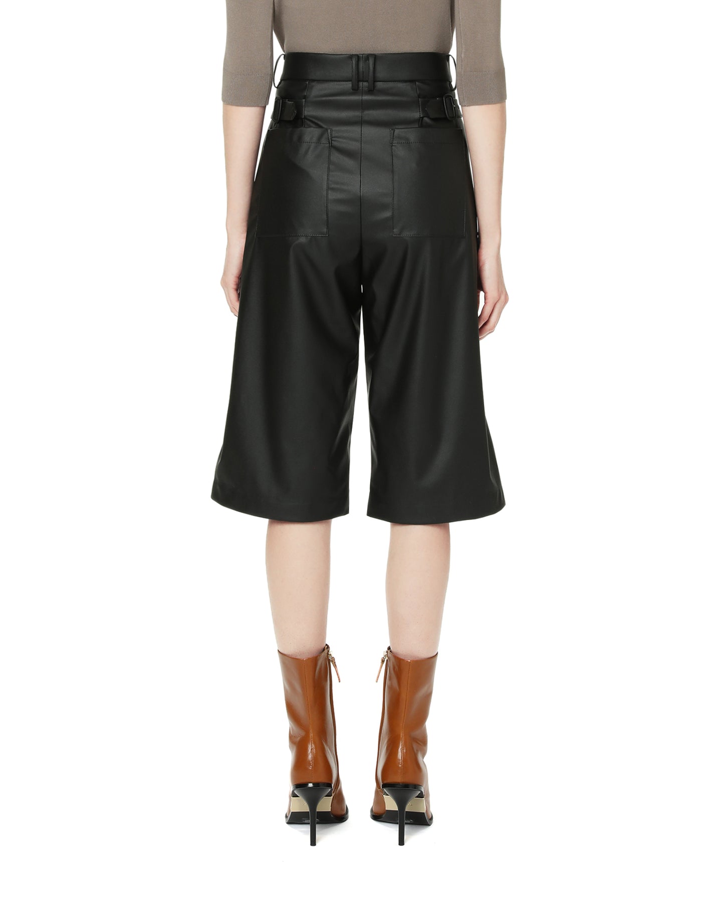 G.V.G.V. Faux leather shorts