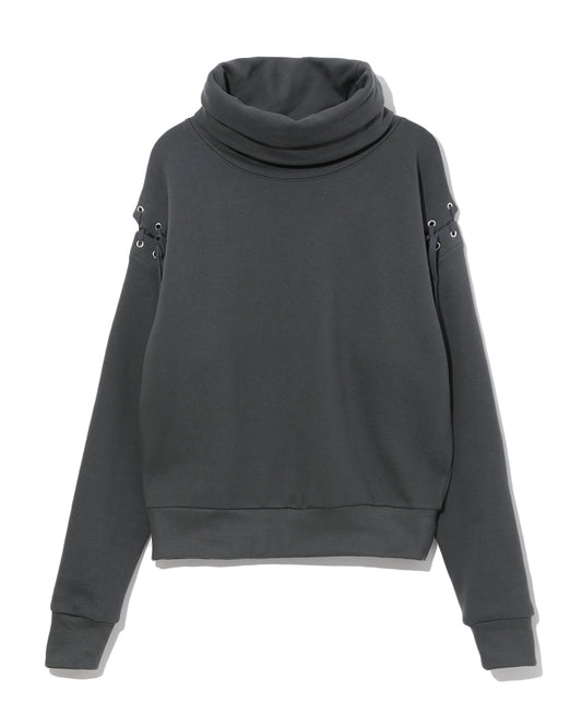 G.V.G.V. Turtleneck lace-up sweatshirt