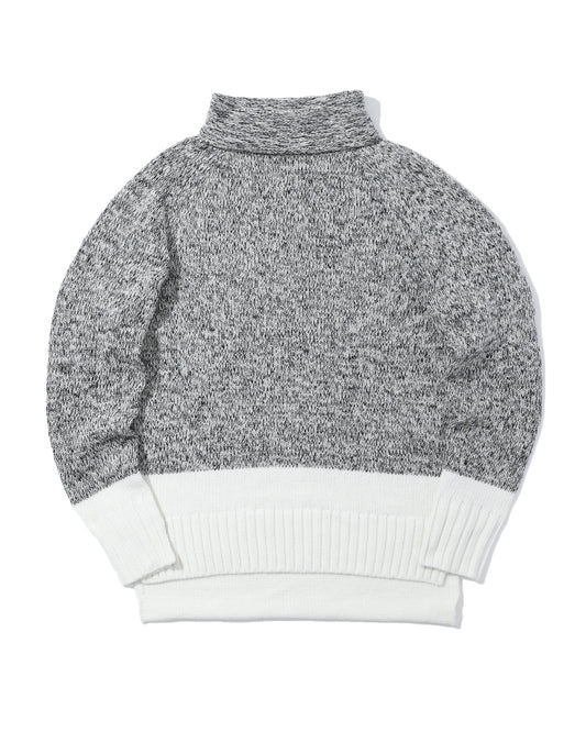 JOSEPH Two-tone mock neck sweater