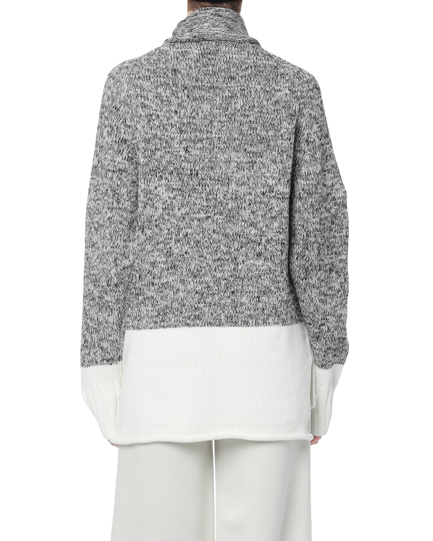 JOSEPH Two-tone mock neck sweater