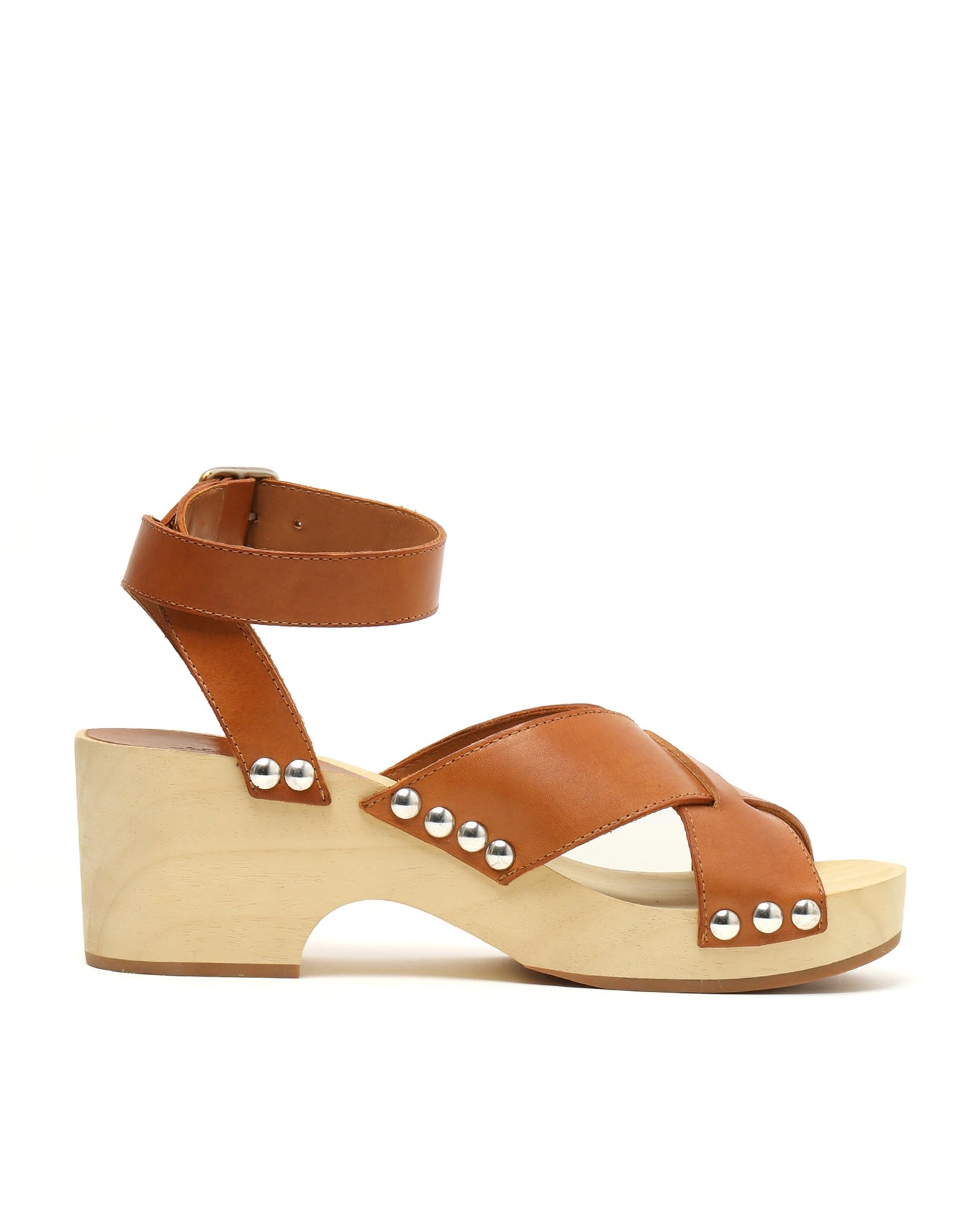 APC Crossover strap studded sandals