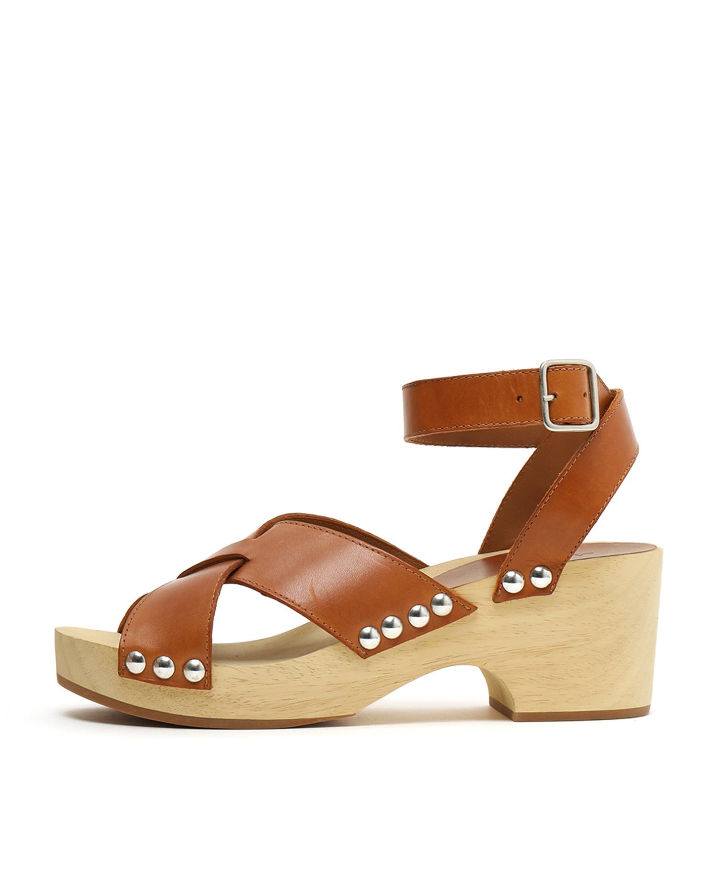 APC Crossover strap studded sandals