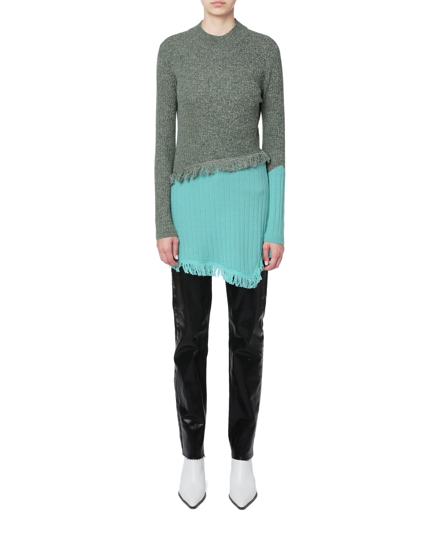 ANDERSSONBELL Asymmetrical colour block sweater