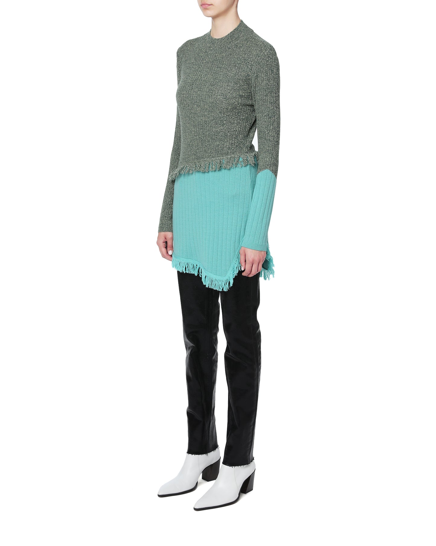 ANDERSSONBELL Asymmetrical colour block sweater