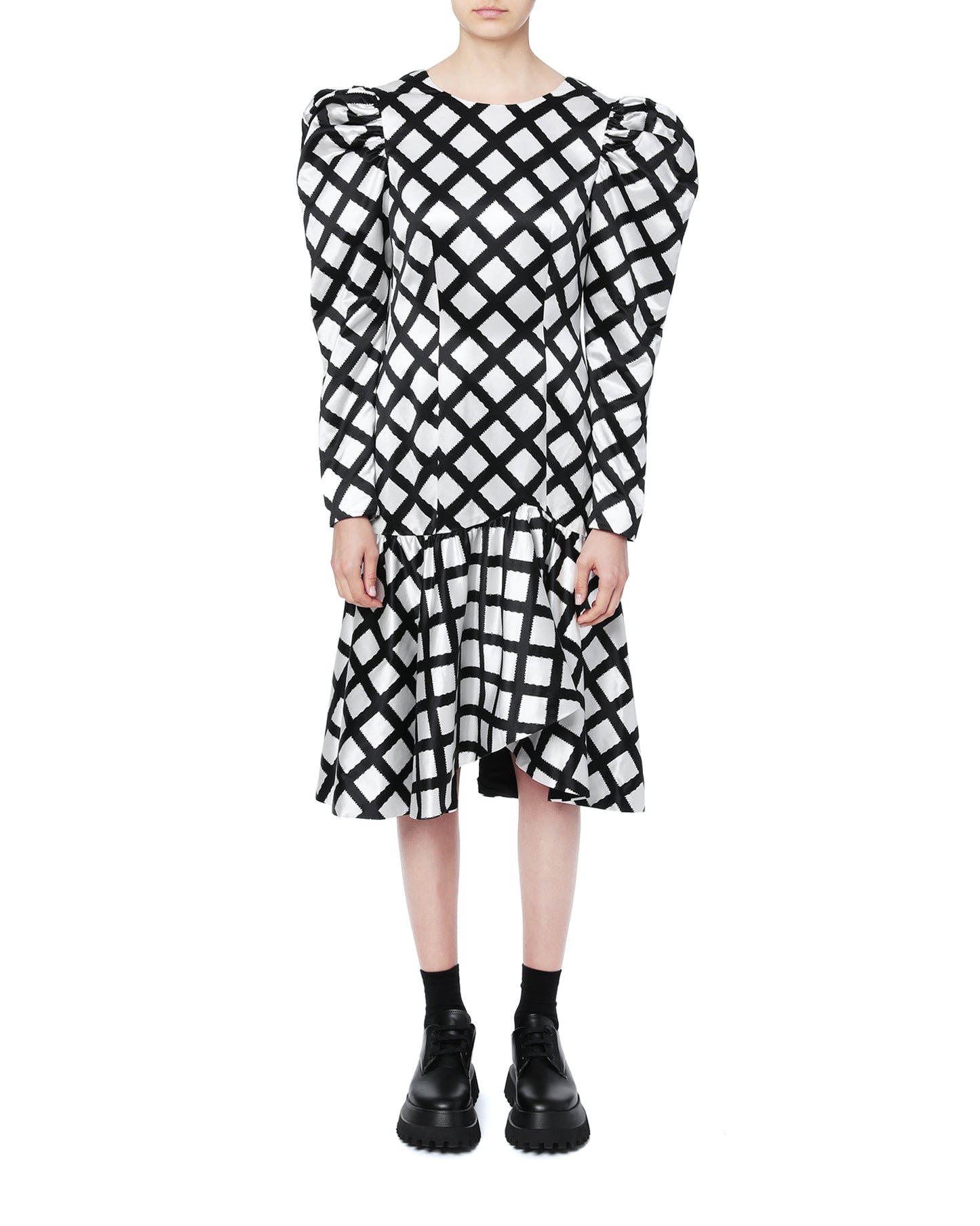 ANNAKIKI Diamond pattern print dress