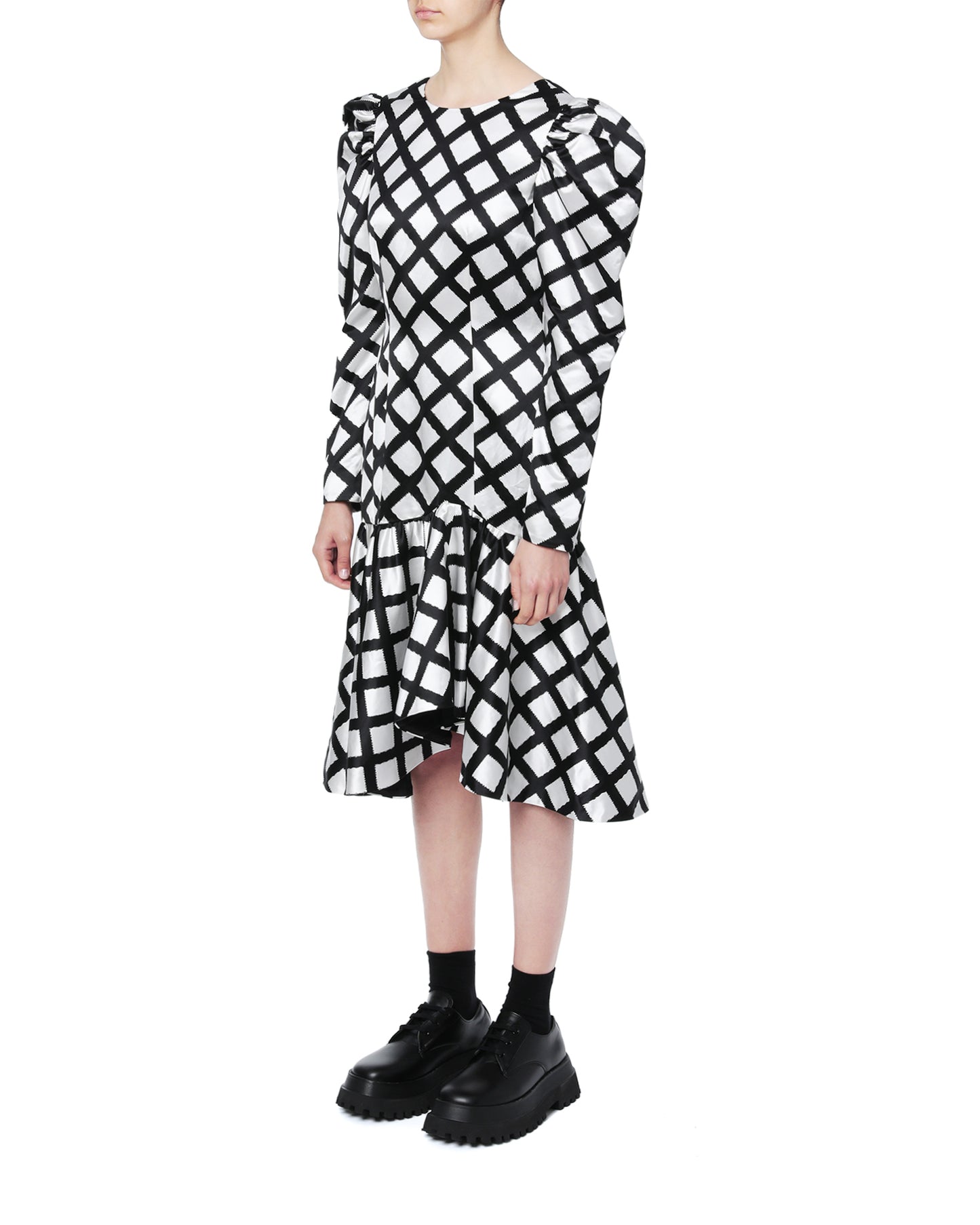 ANNAKIKI Diamond pattern print dress