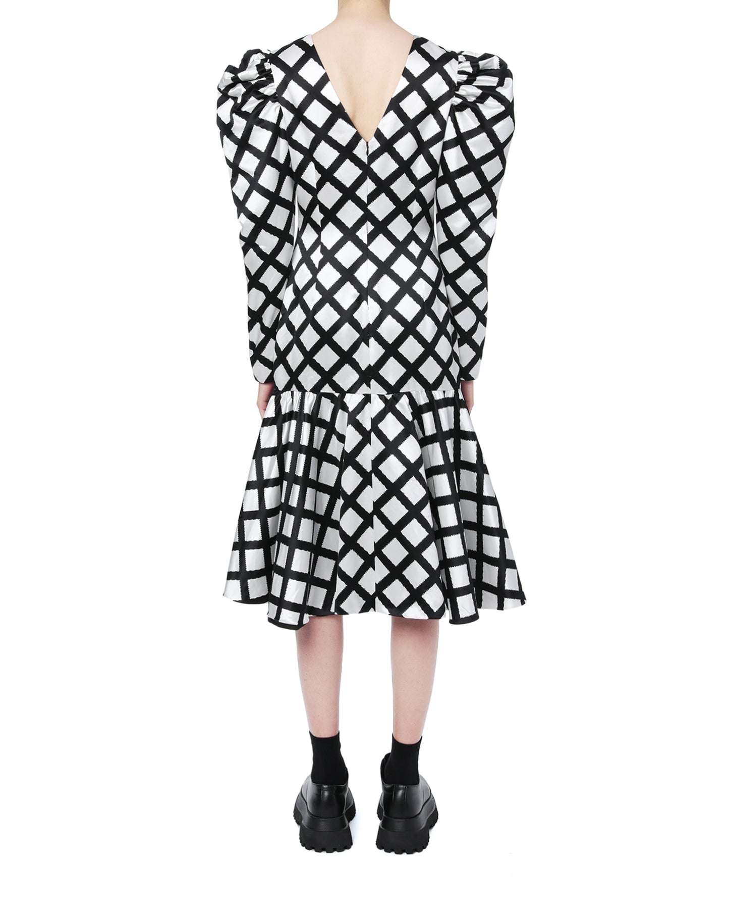 ANNAKIKI Diamond pattern print dress