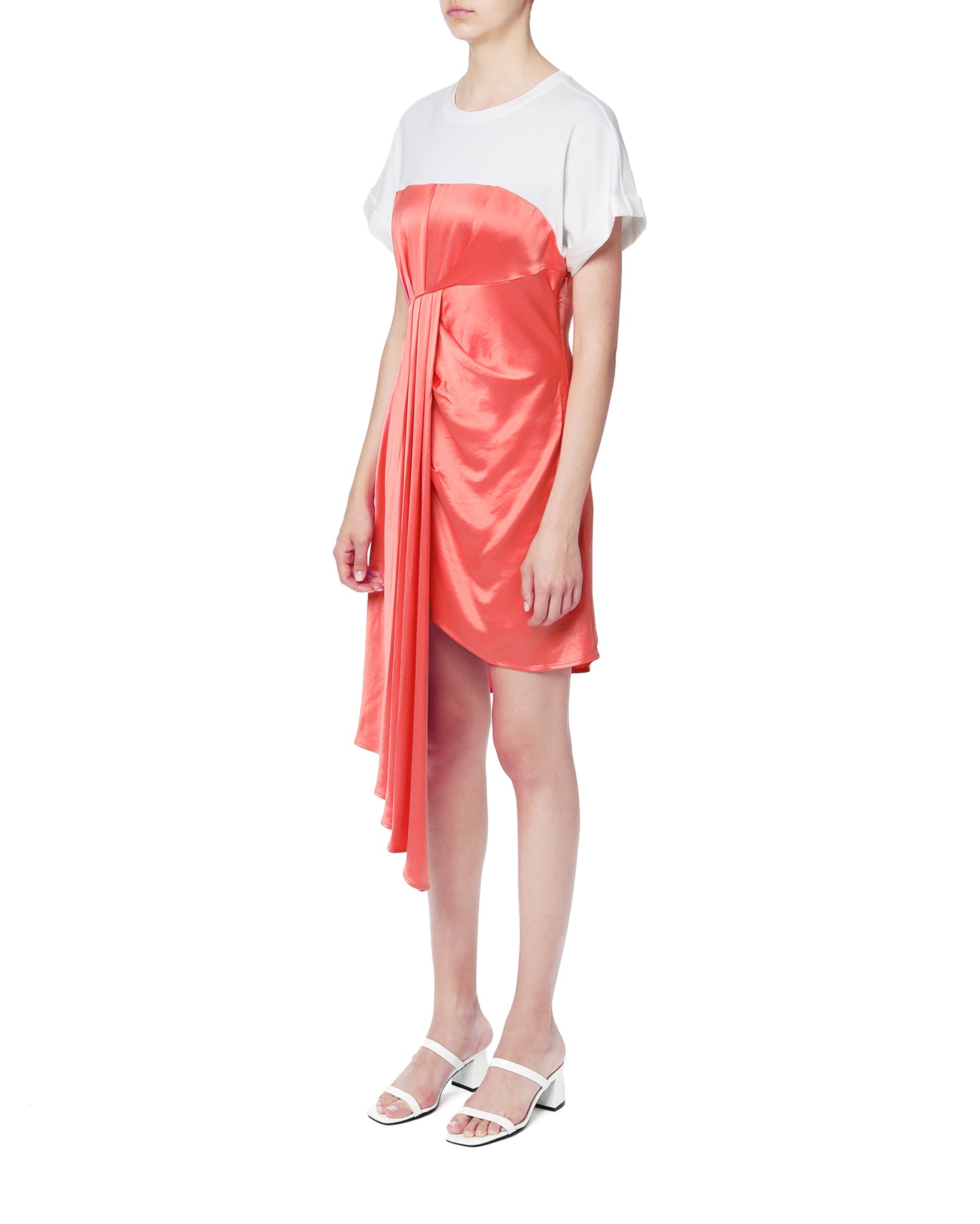 ANNAKIKI Asymmetrical drape dress