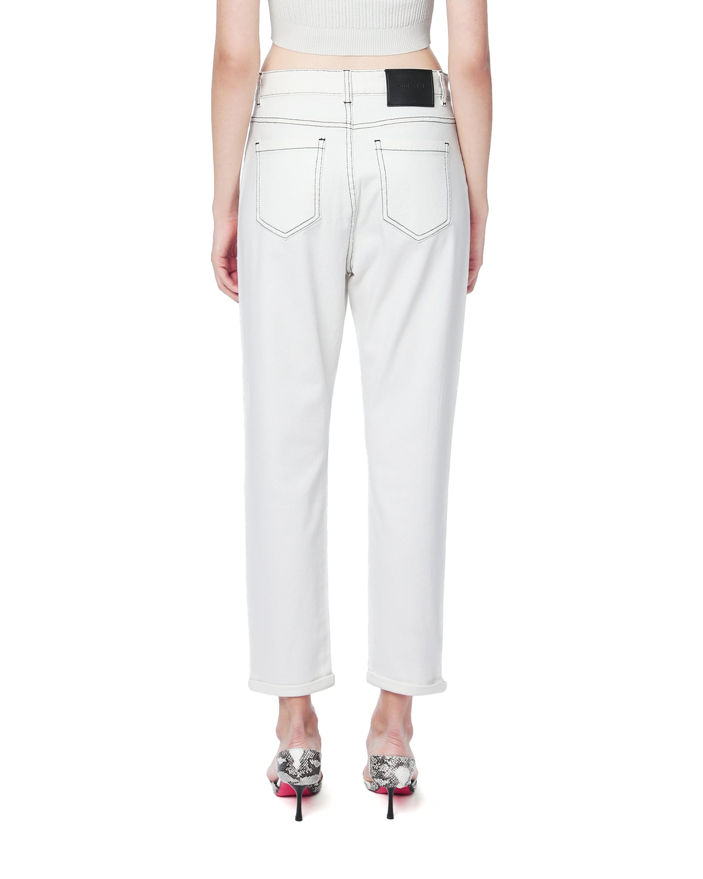 ANNAKIKI Cropped straight-fit jeans