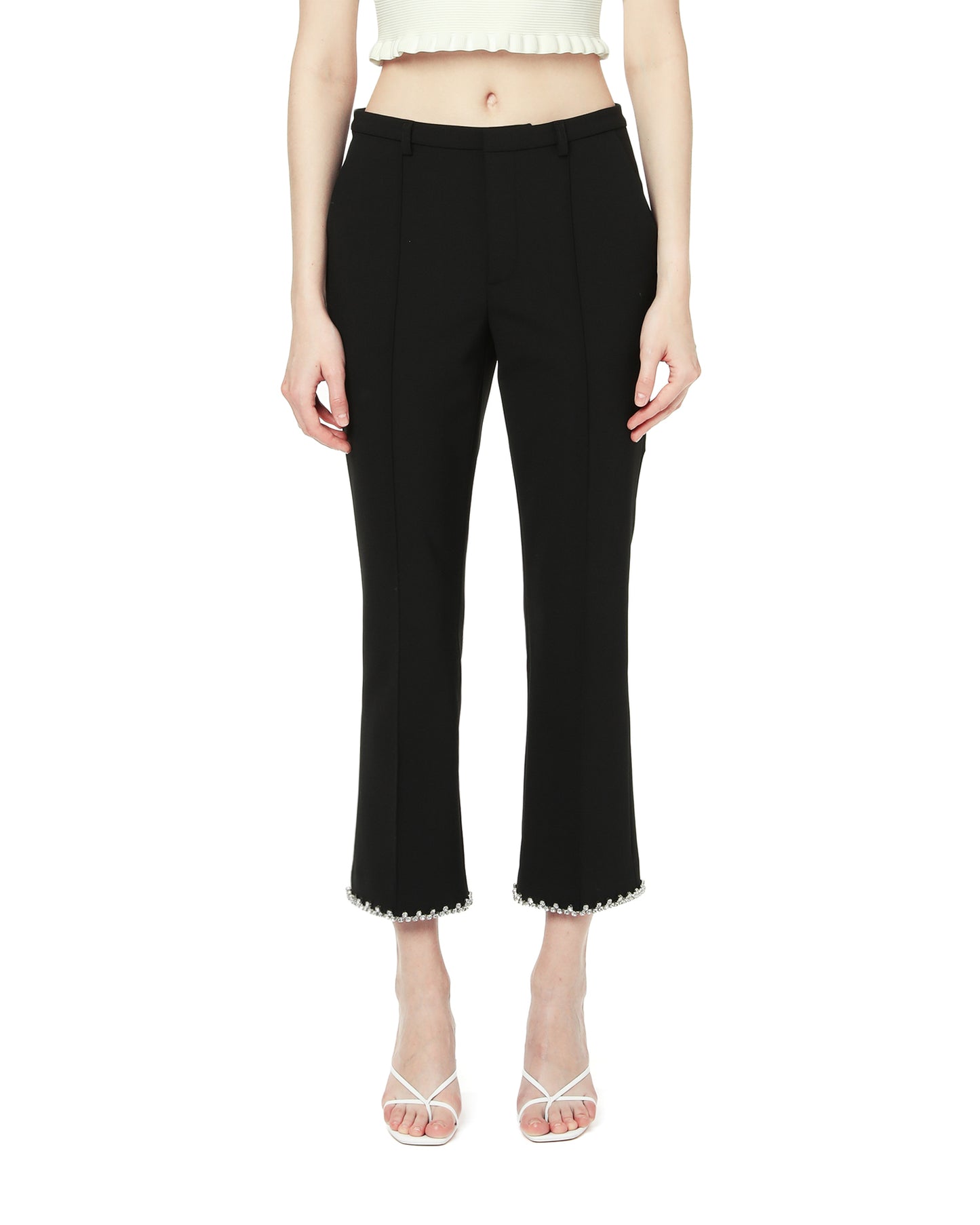 AREA NYC Crystal embellished pants