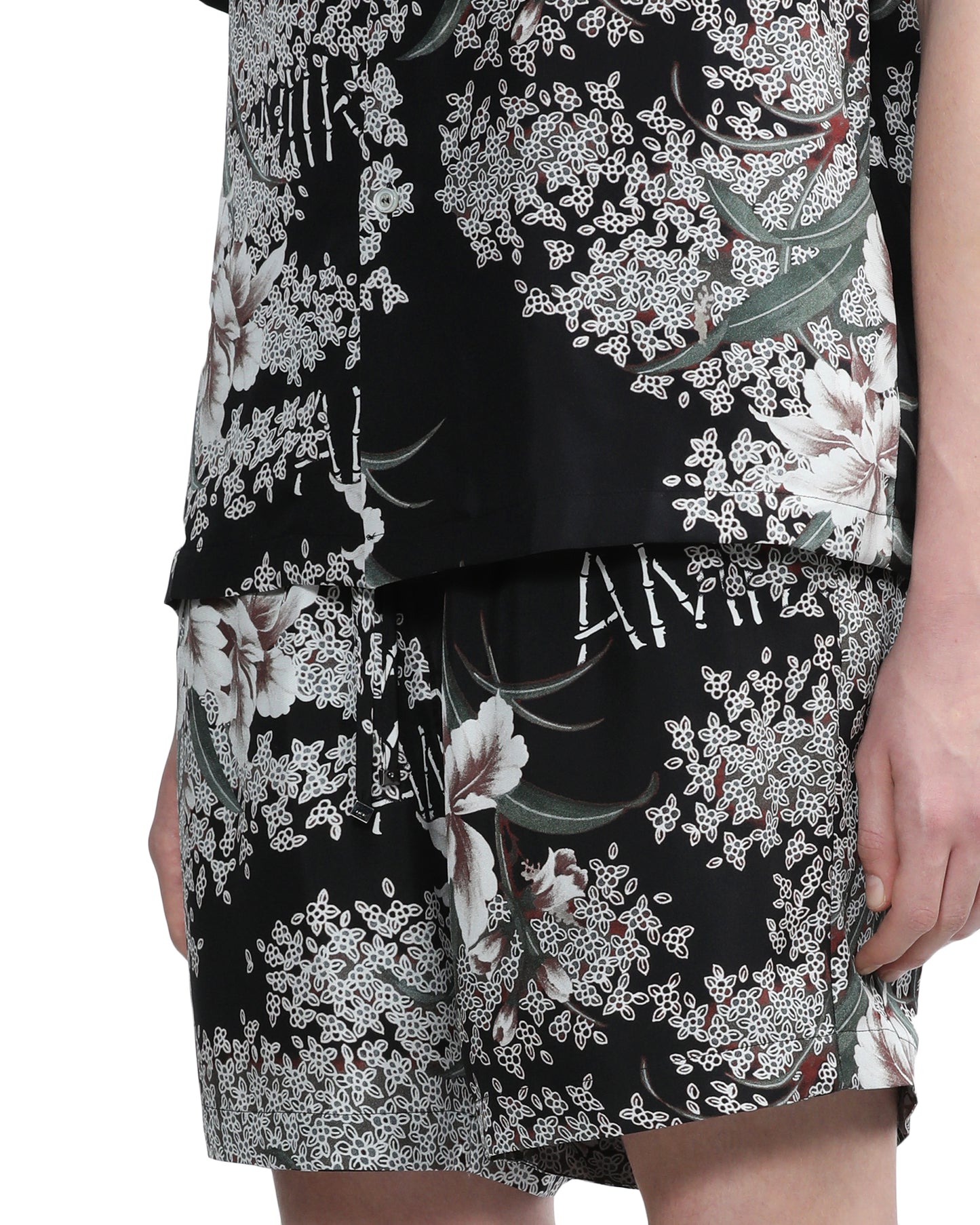 AMIRI Hibiscus tiki shorts