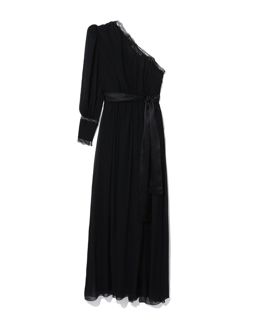 ALESSANRDA RICH One shoulder maxi dress