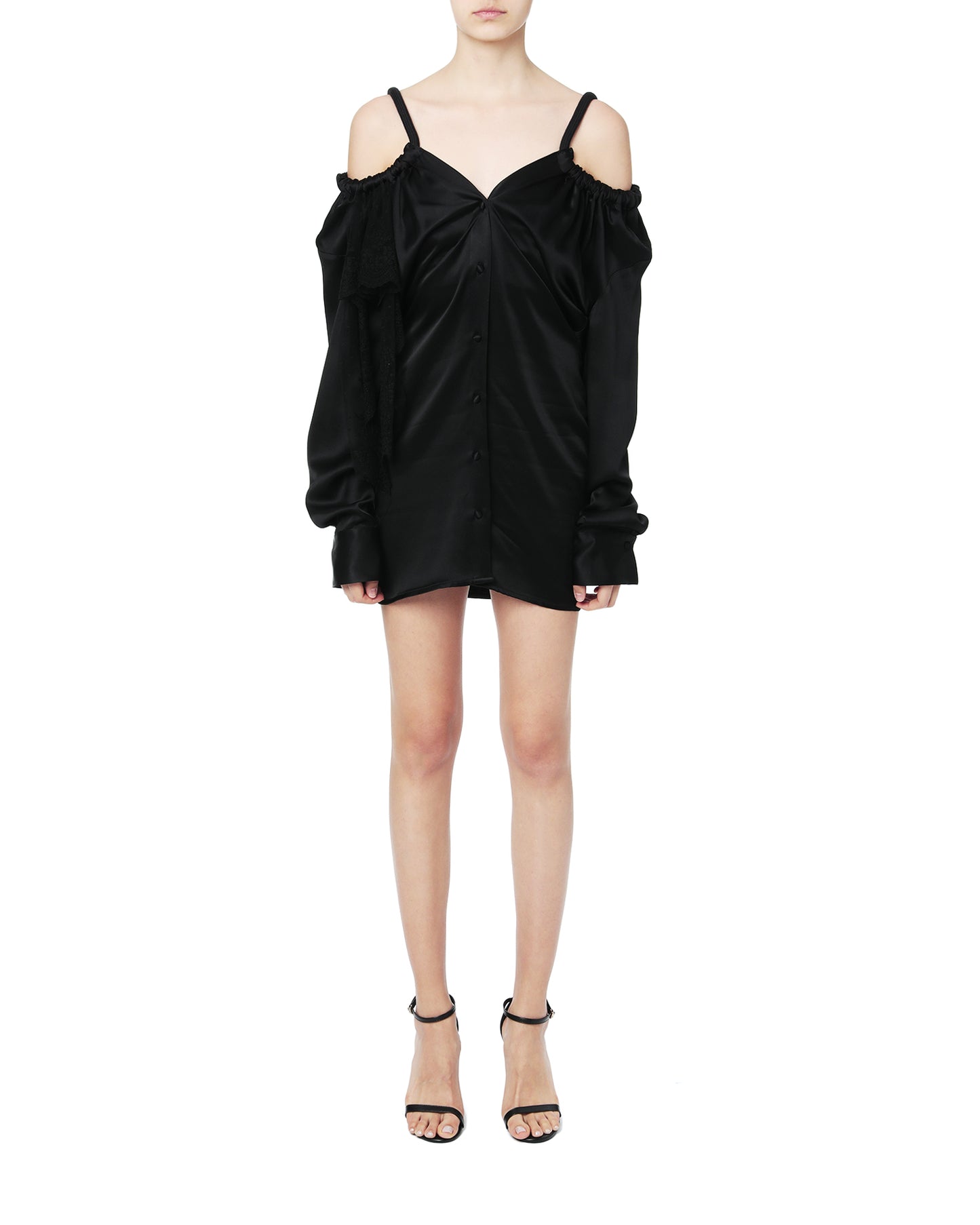 ACT NO.1 Cold shoulder shirt dress