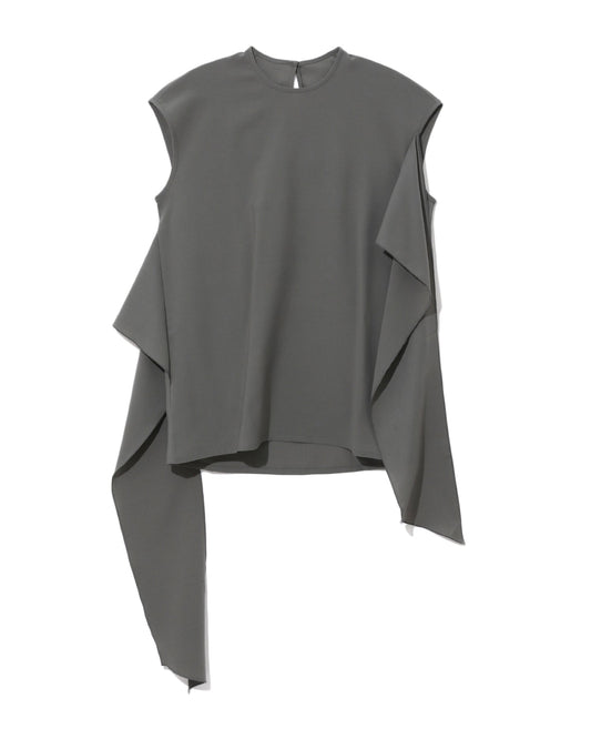 BEAUFILLE Asymmetrical drape top