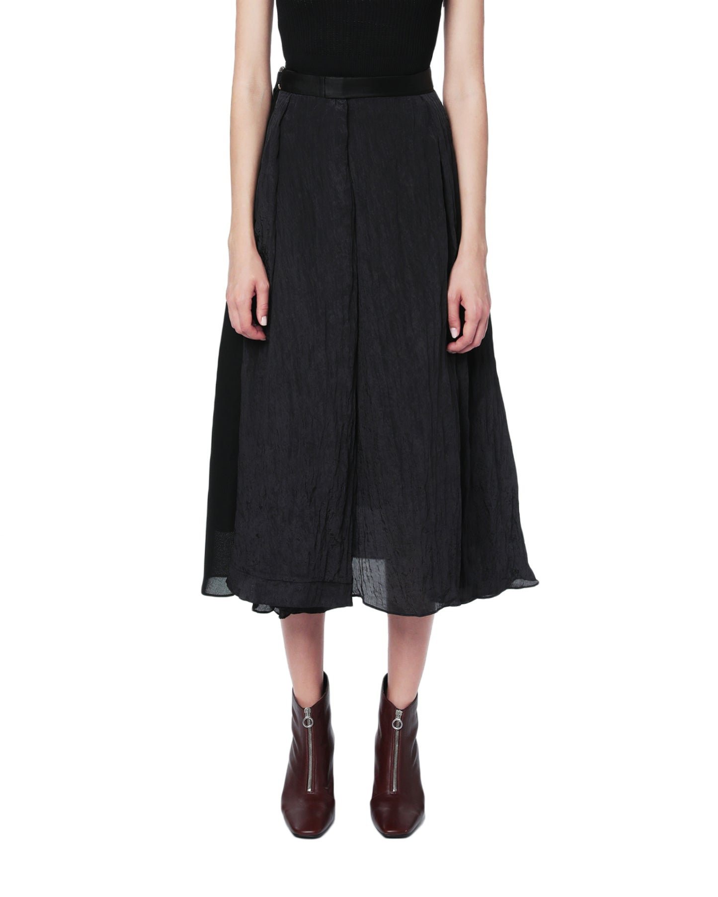 THE CADRE Panelled tulle skirt