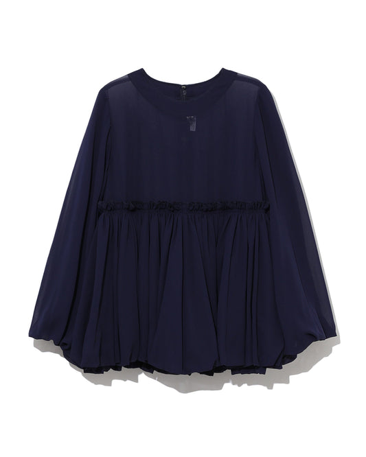 Comme Des Garcons Gathered tulle top