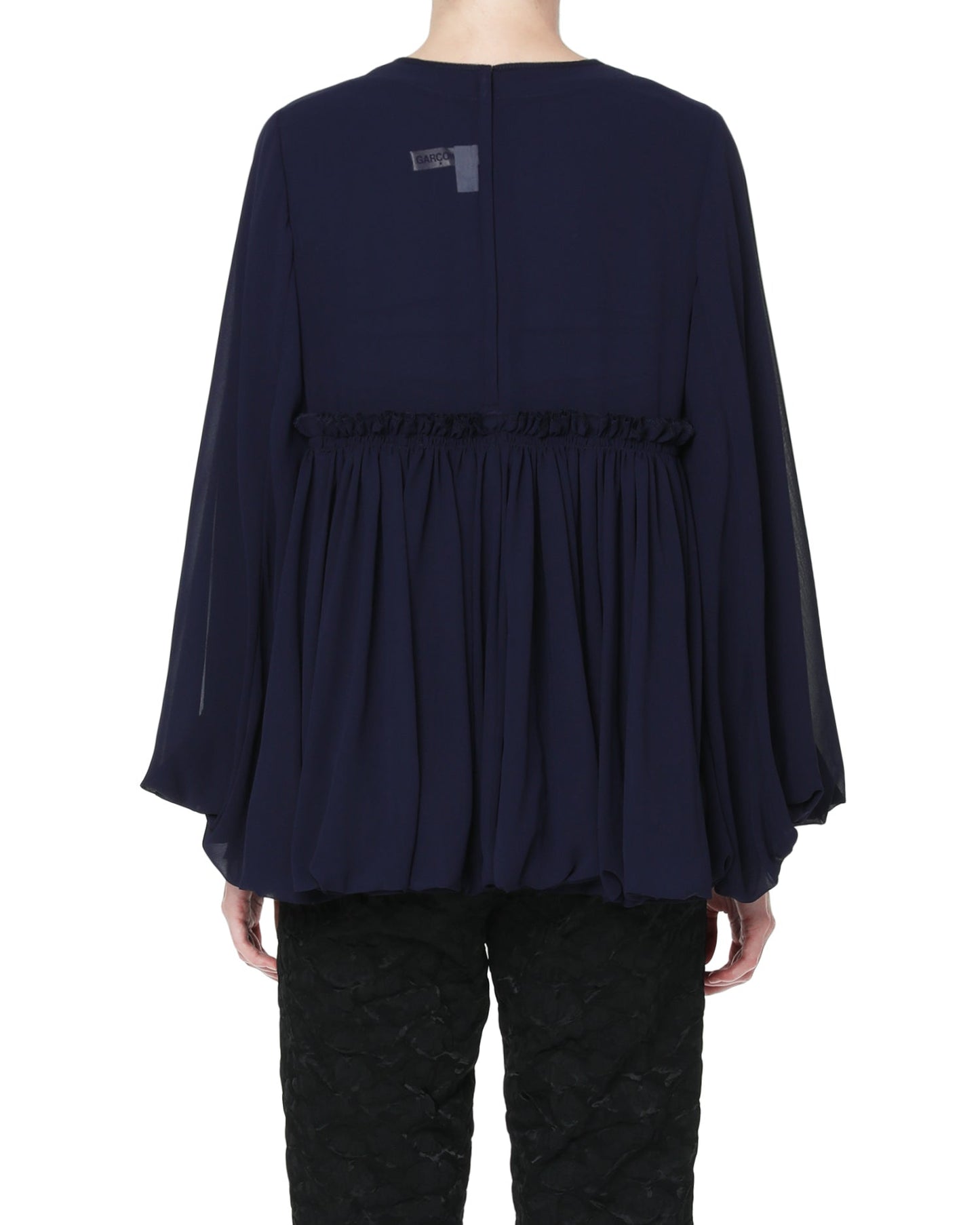 Comme Des Garcons Gathered tulle top