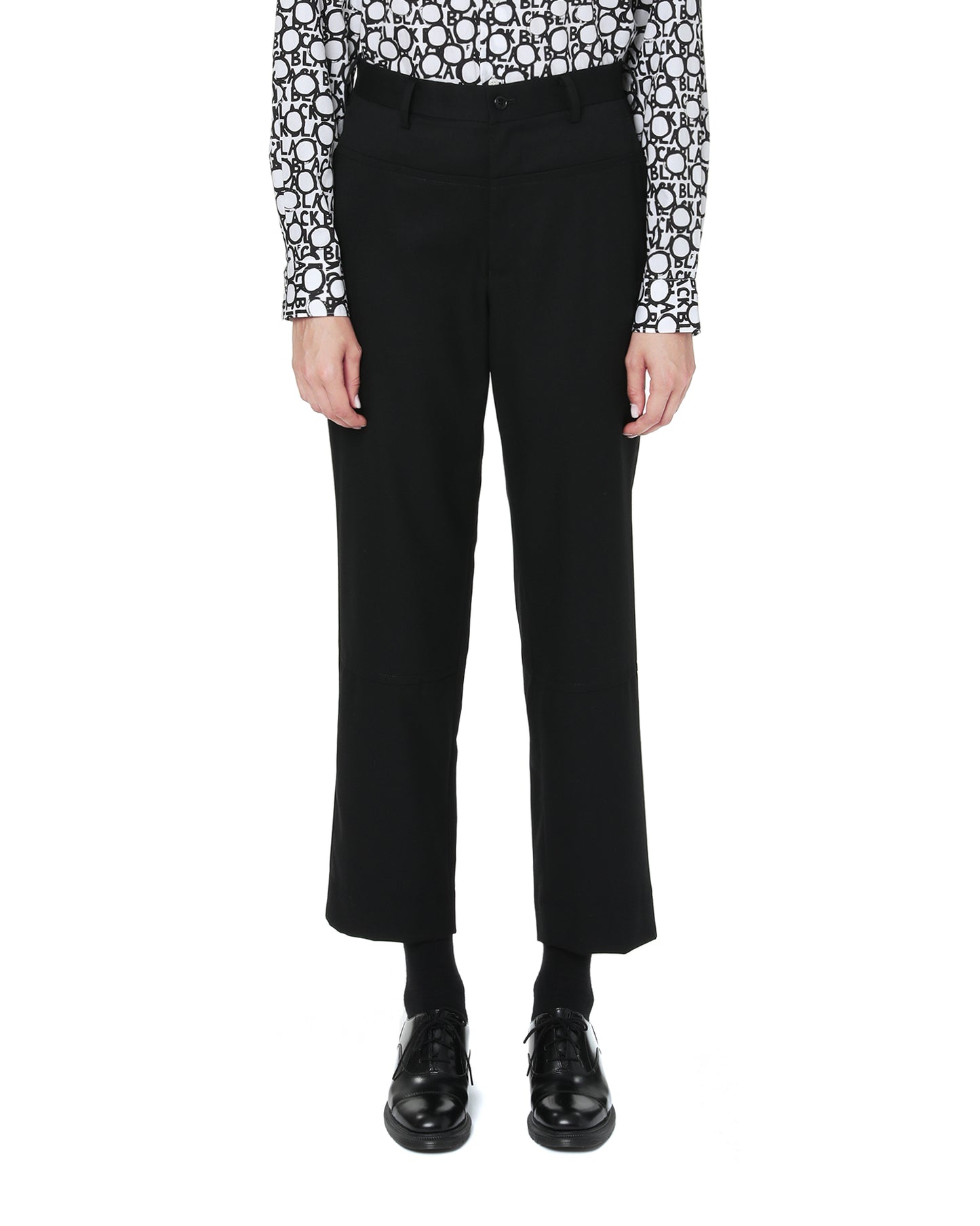 CDG BLACK High-rise tailored pants