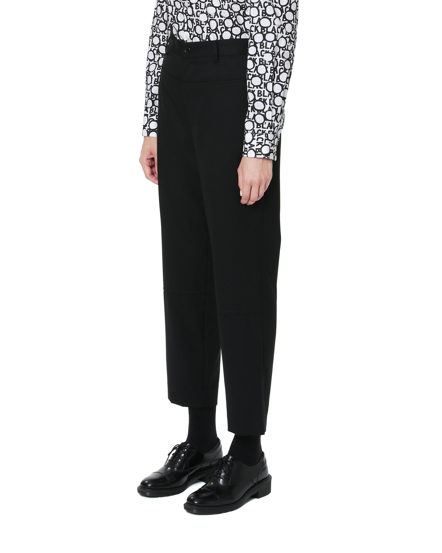 CDG BLACK High-rise tailored pants