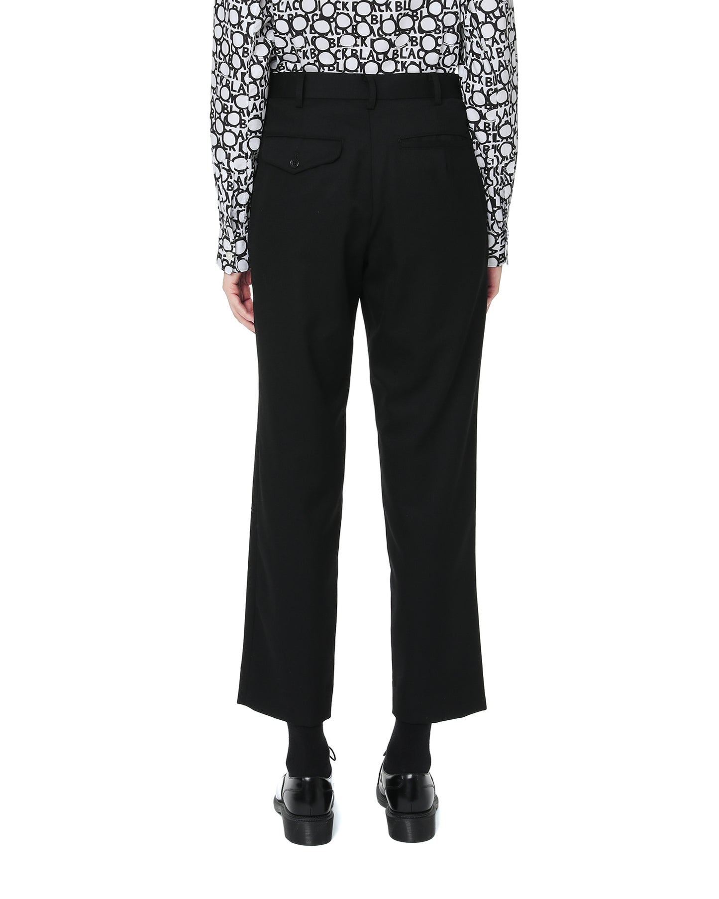 CDG BLACK High-rise tailored pants