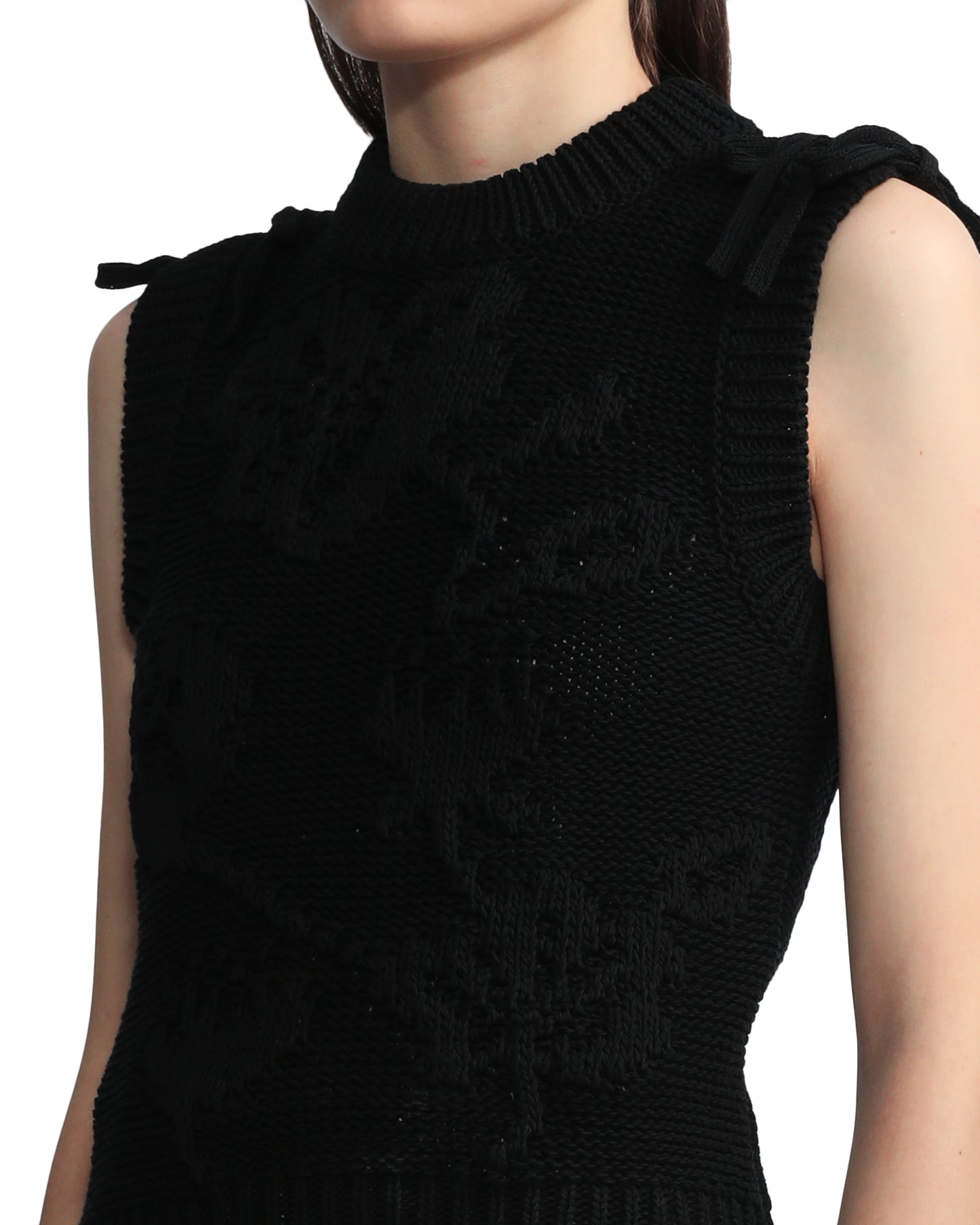 CECILIE BAHNSEN Intarsia Knit Top