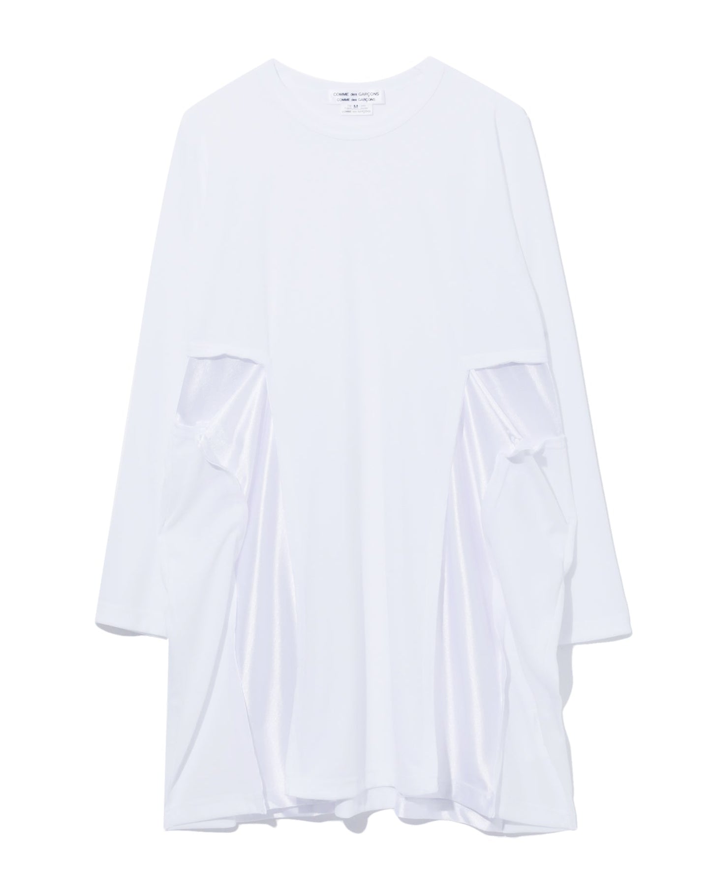 COMME DES GARCONS COMME DES GARCONS Satin panel long top