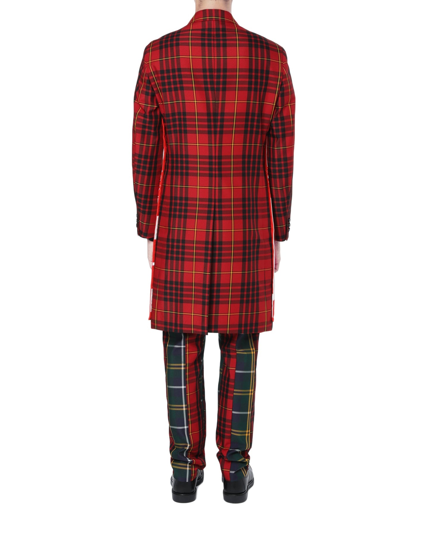 CDG HOMME PLUS Tartan x Katsuragi overcoat