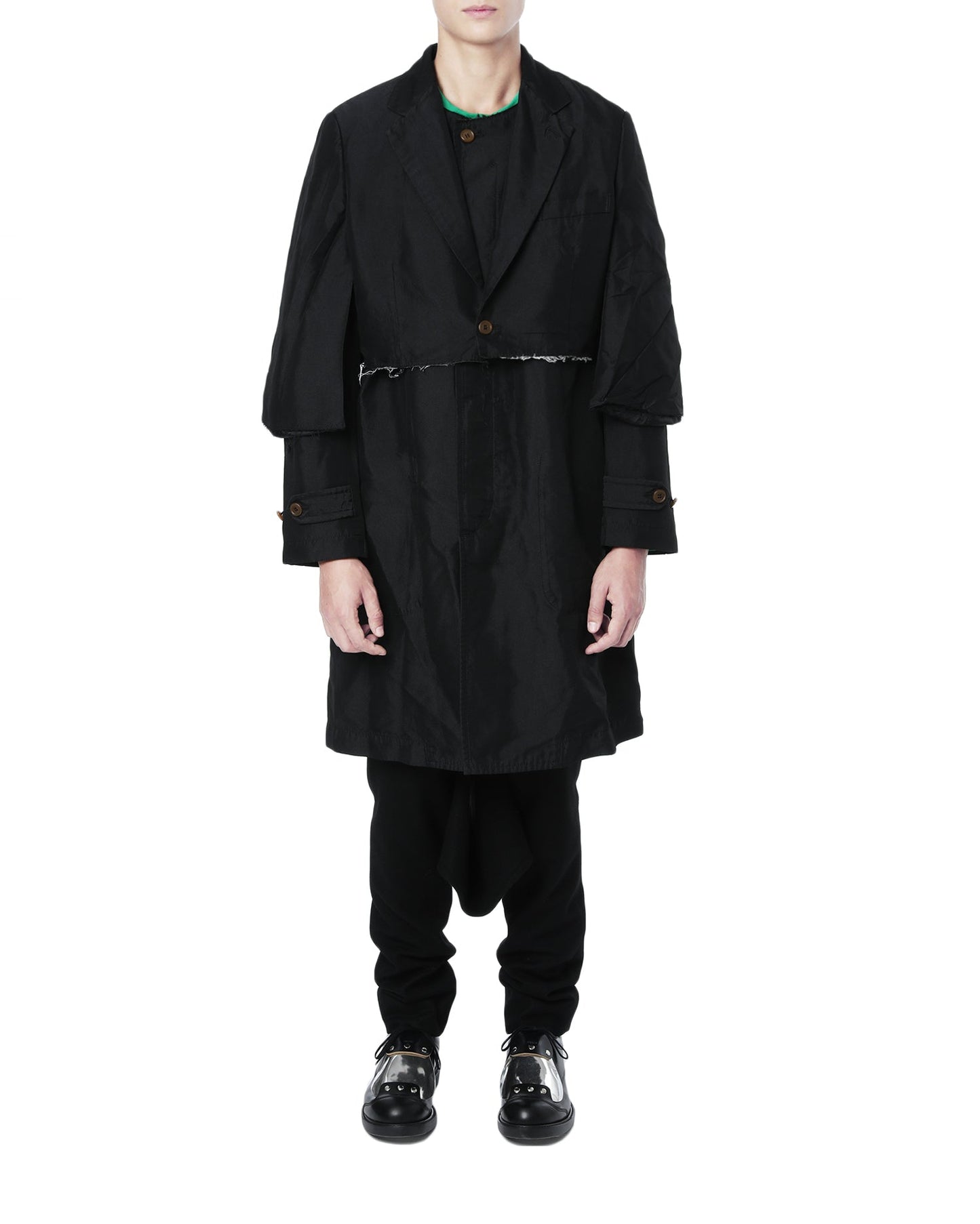 CDG HOMME PLUS Hybrid trench coat