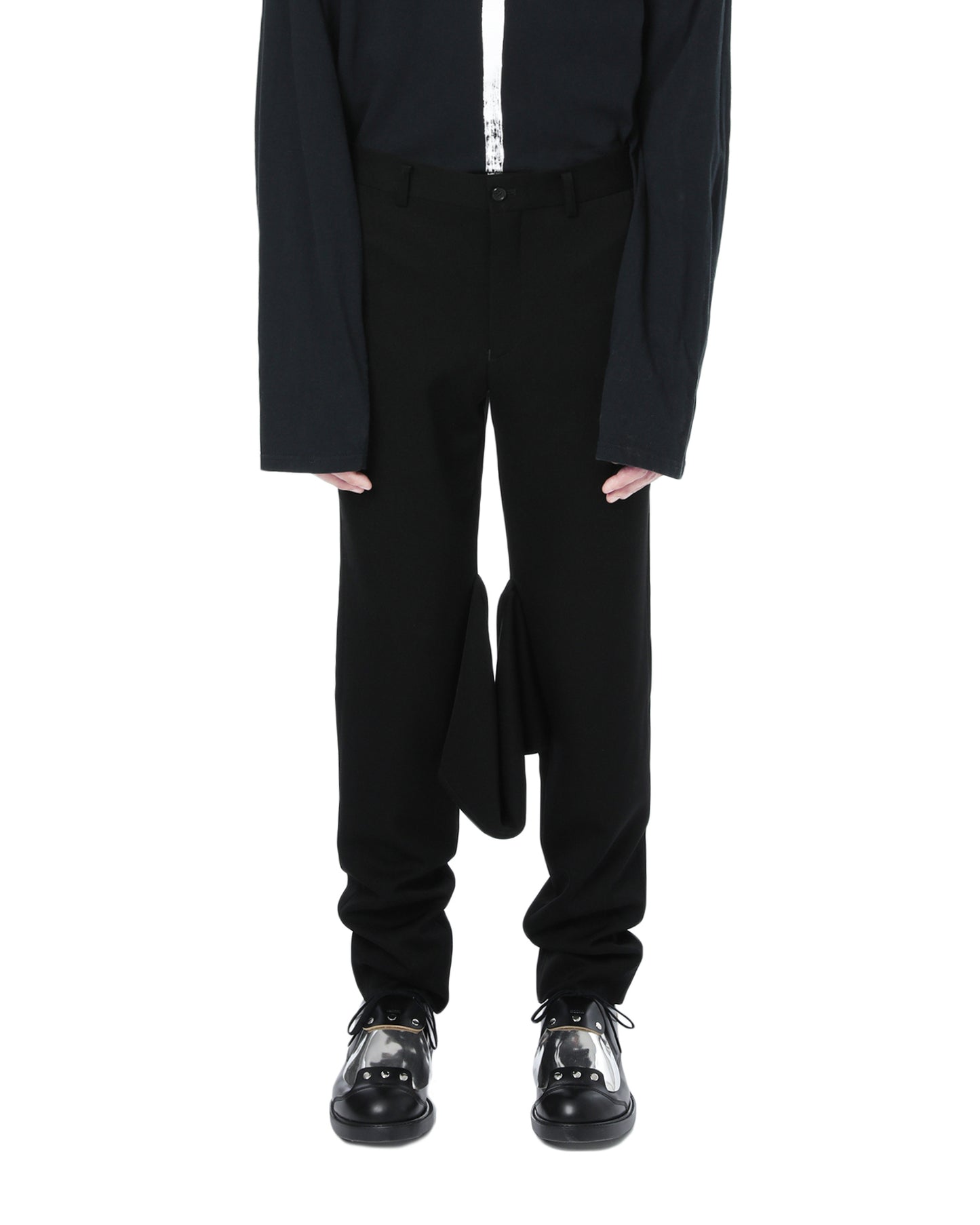 CDG HOMME PLUS Bondage slim-fit pants