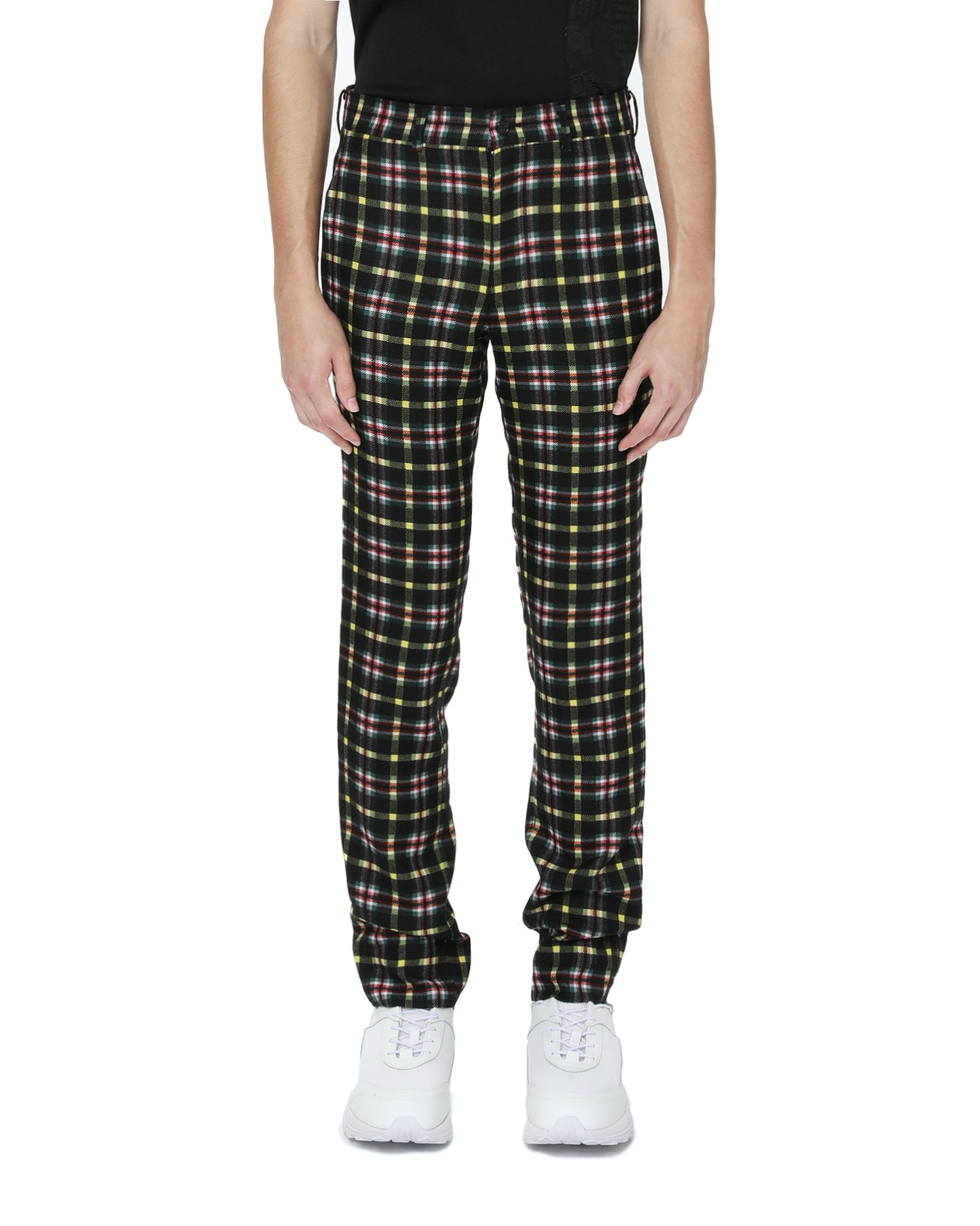 CDG HOMME PLUS Tartan wool pants