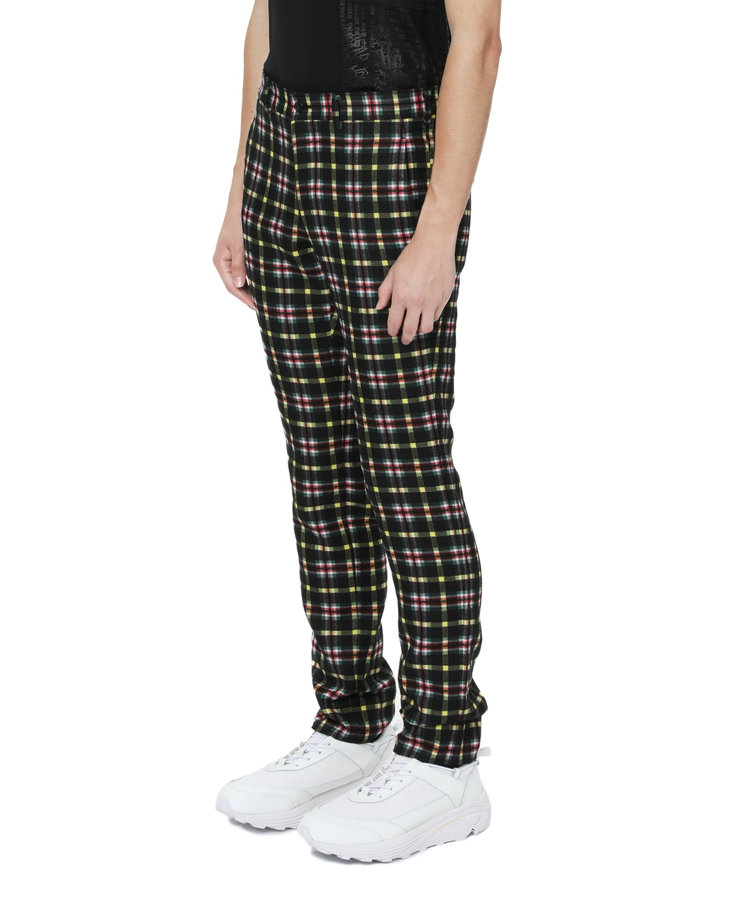 CDG HOMME PLUS Tartan wool pants