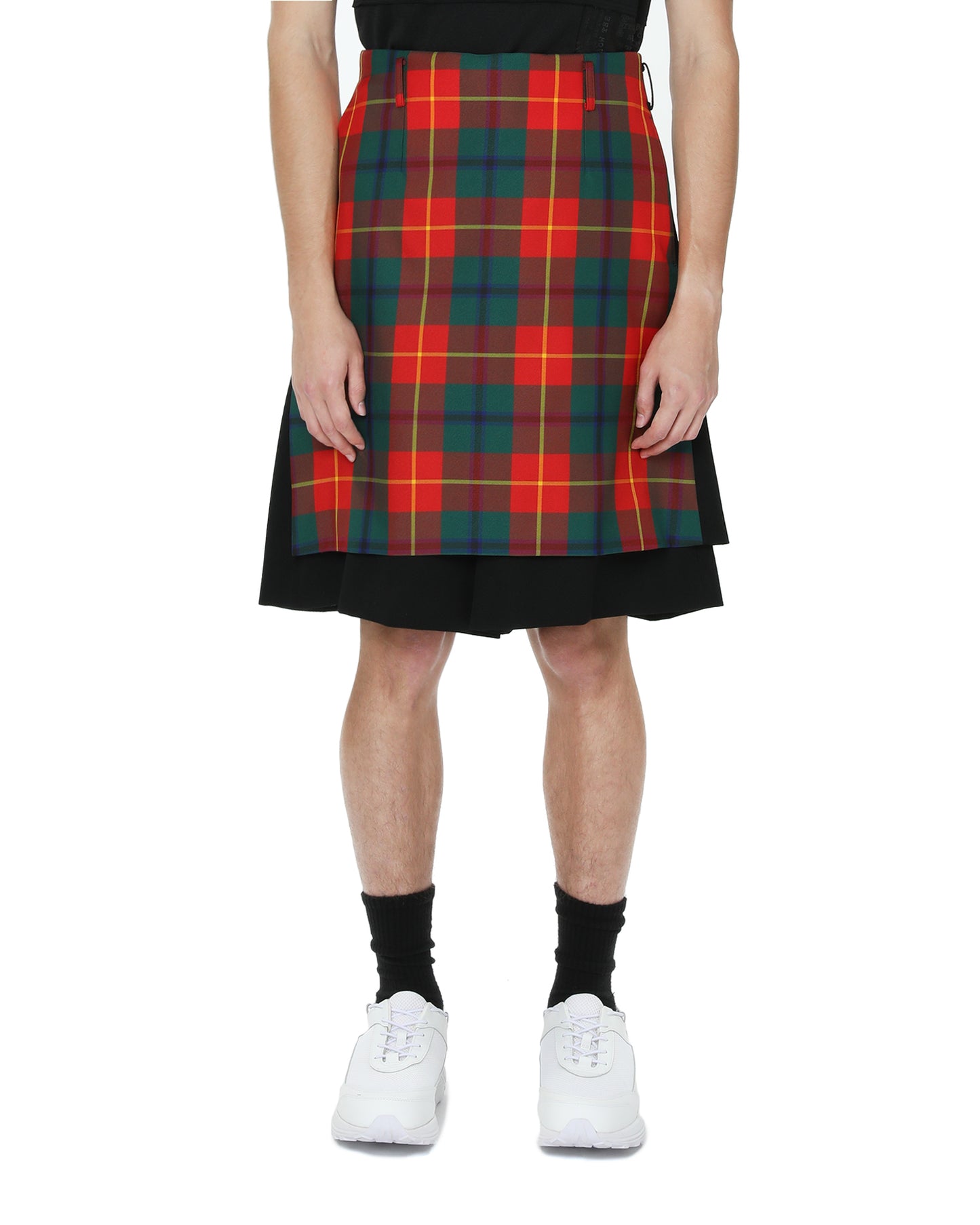 CDG HOMME PLUS Tartan skirt shorts