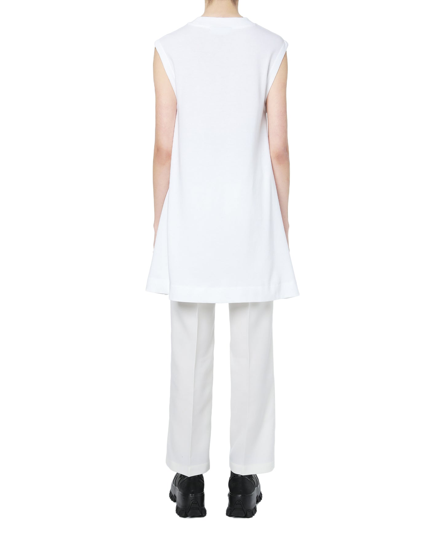 COURREGES Graphic sleeveless dress