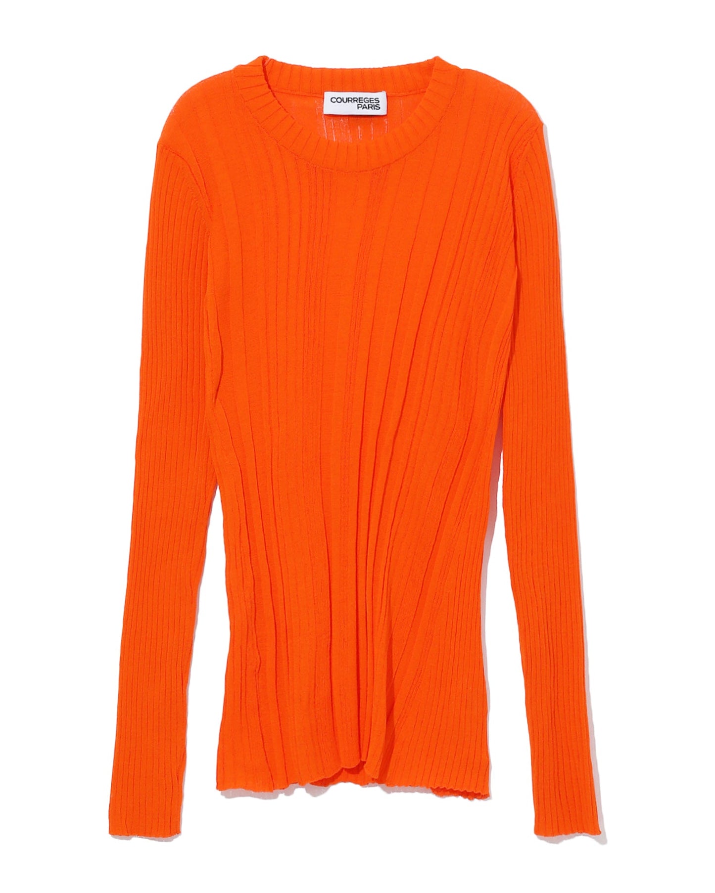 COURREGES Ribbed sweater