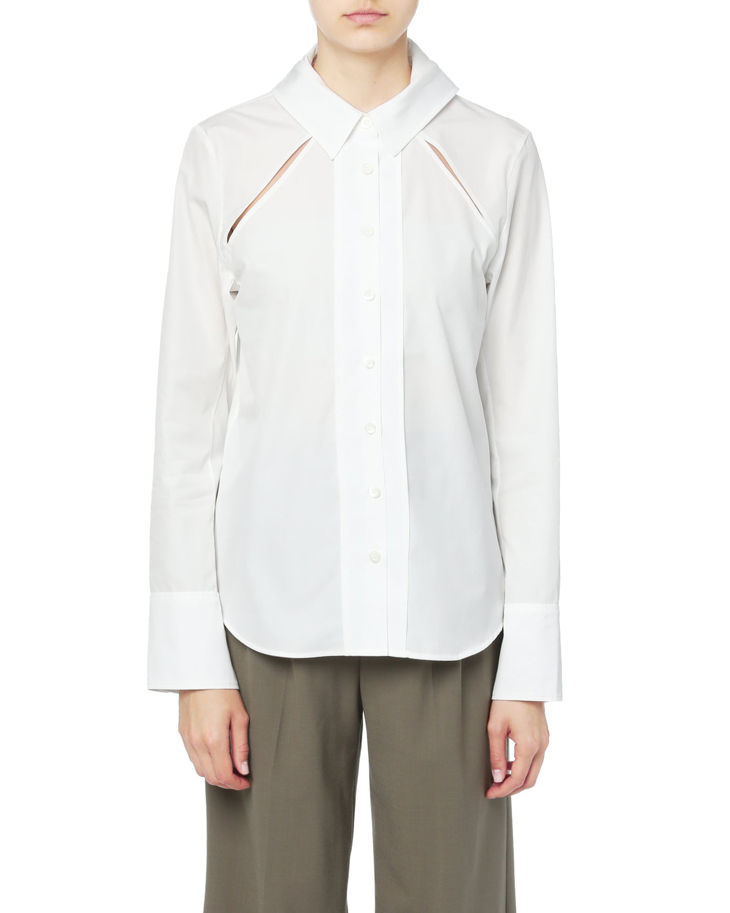 COURREGES Cotton poplin shirt