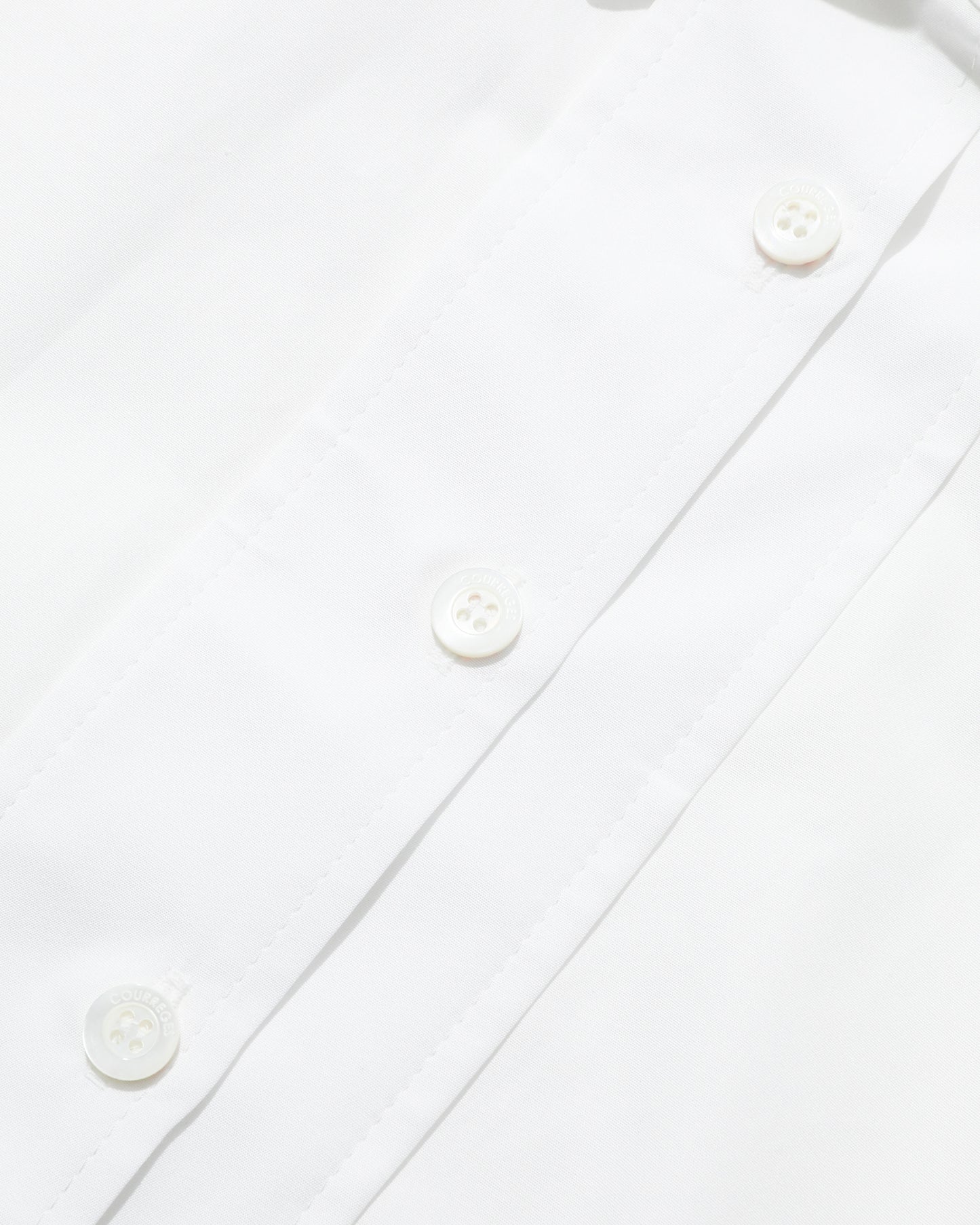 COURREGES Cotton poplin shirt