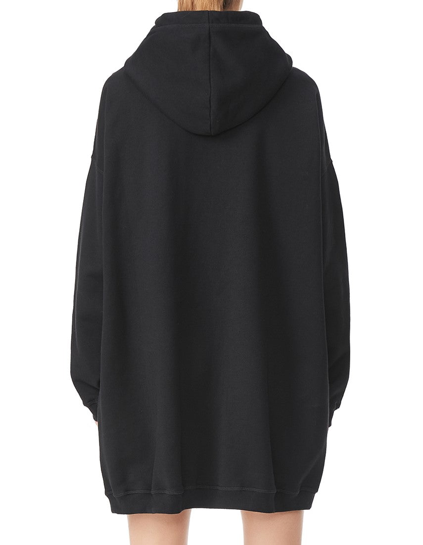 DSQUARED2 Logo print hooded sweat dress