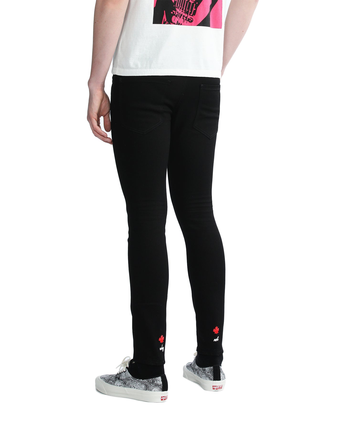 DSQUARED2 Embellished cuff skinny jeans