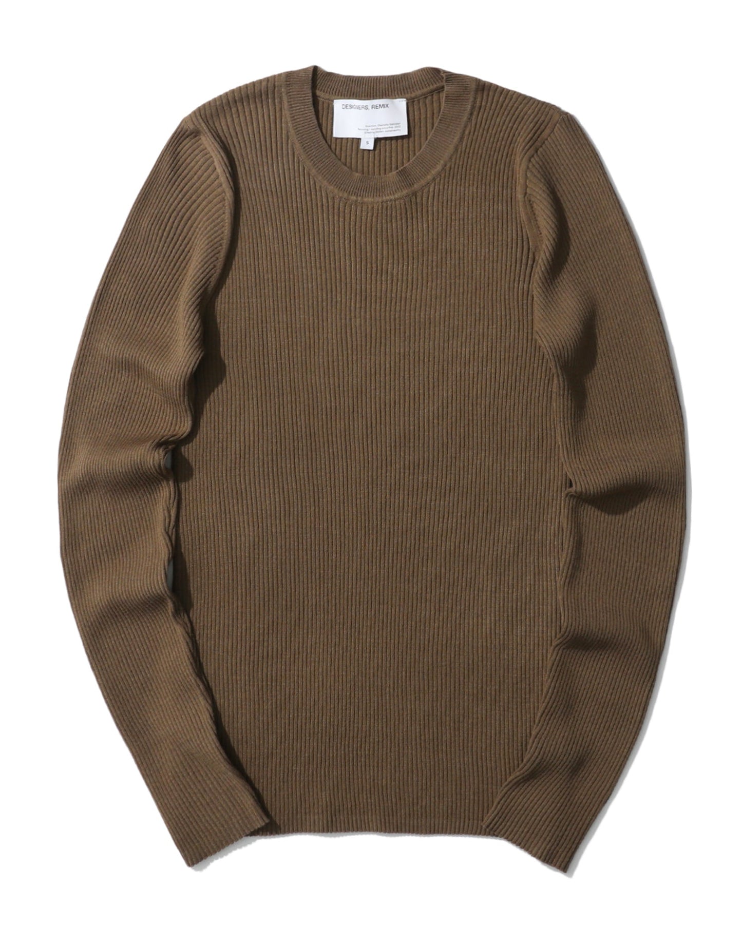 DESIGNERS REMIX Soft rib knit sweater