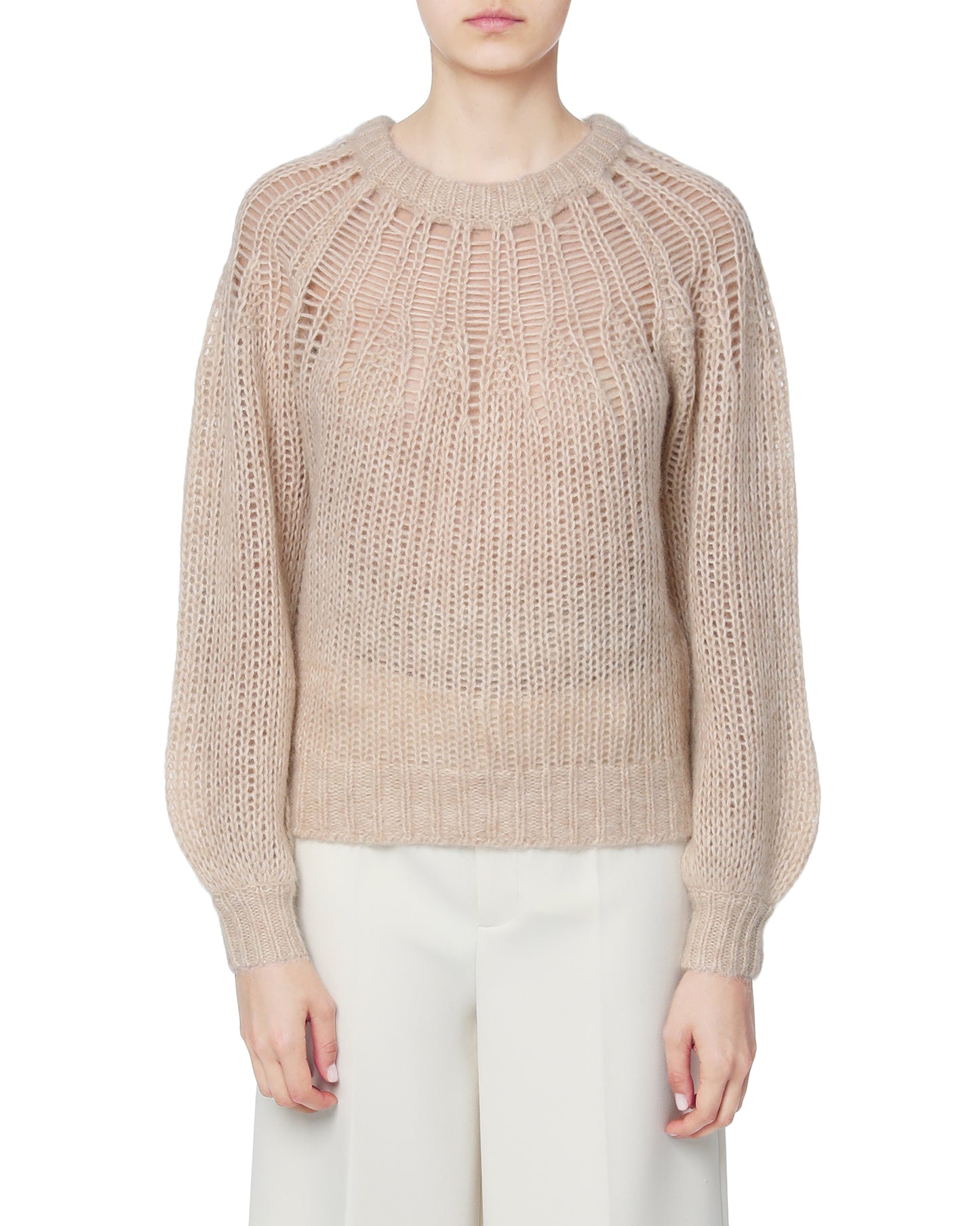 DESIGNERS REMIX Franki Yoke knit sweater