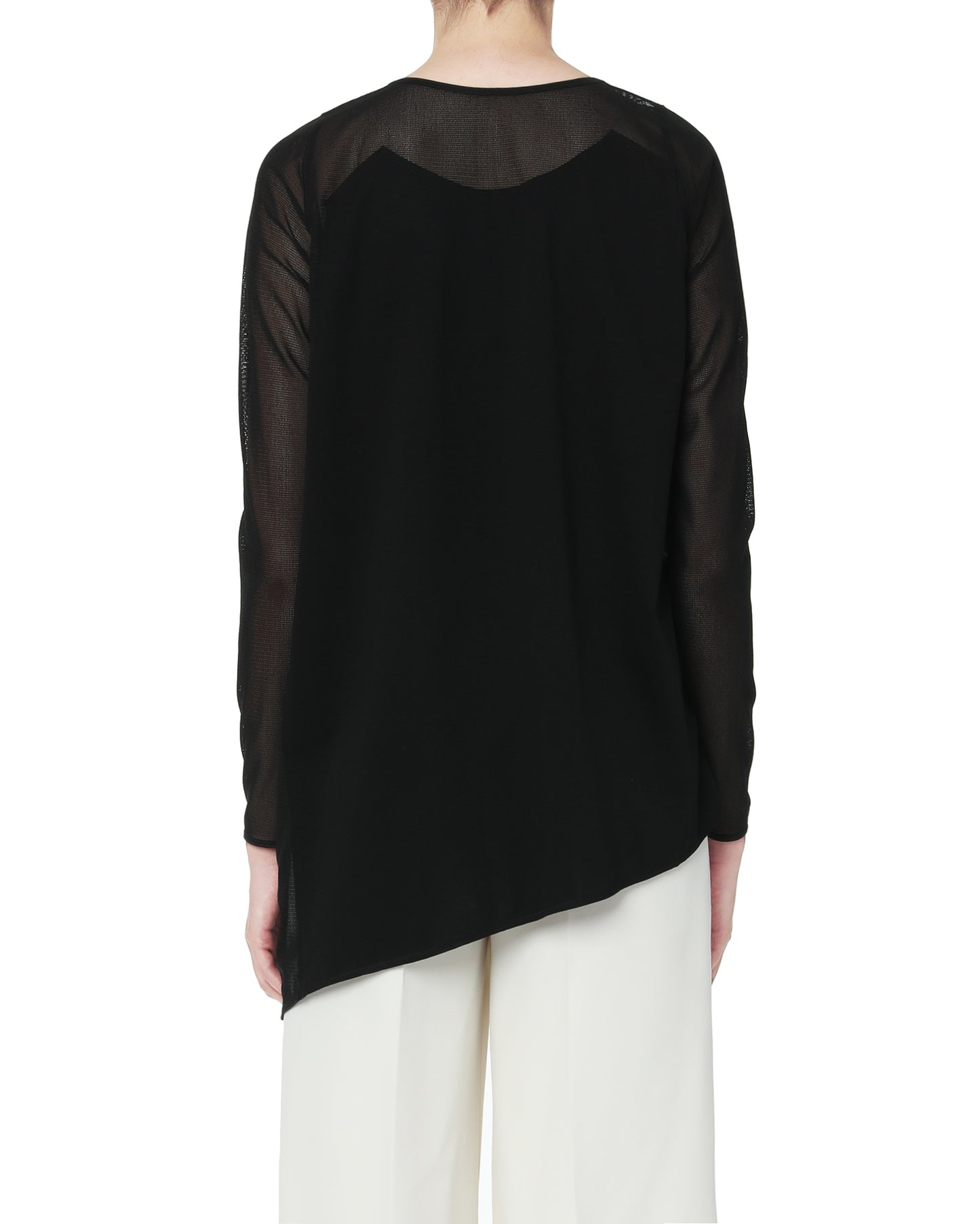 D'DEMOO Asymmetrical graphic print top